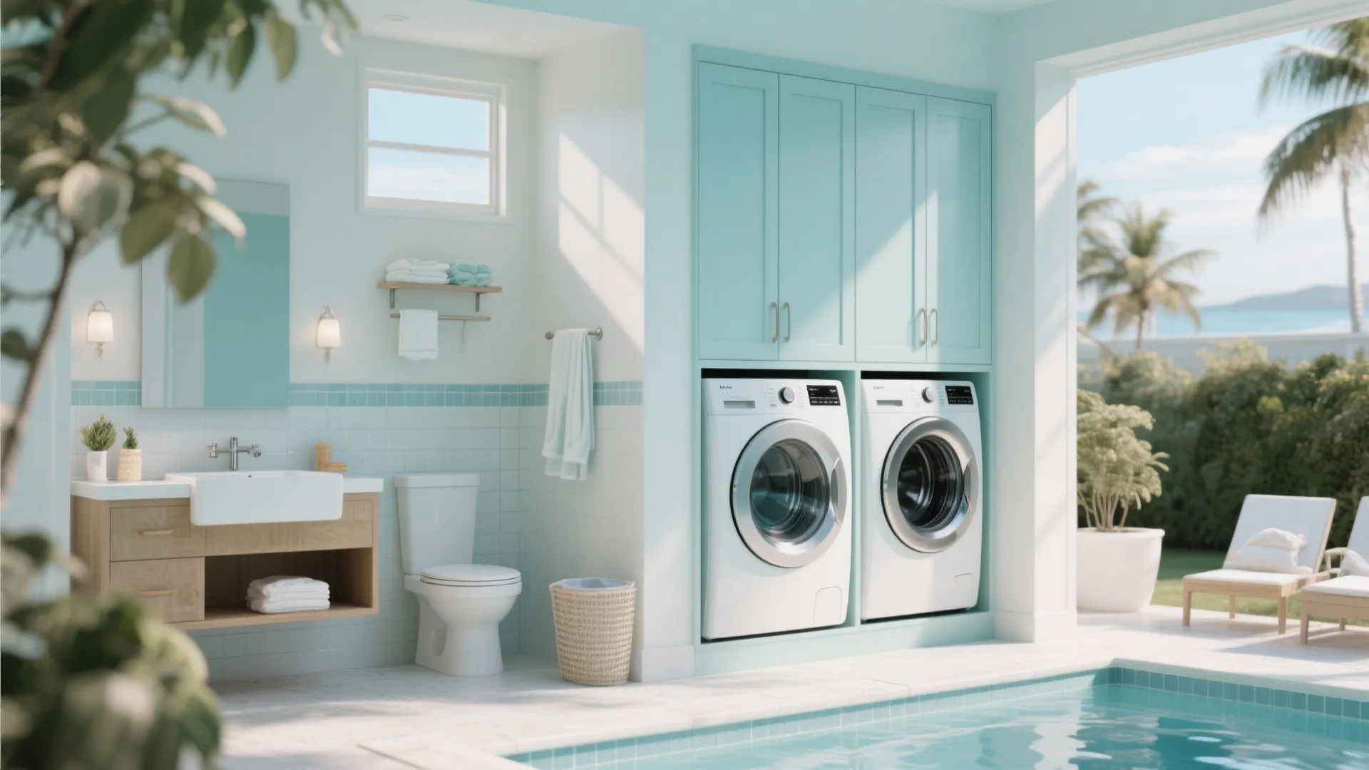 6. Integrated Laundry Nook