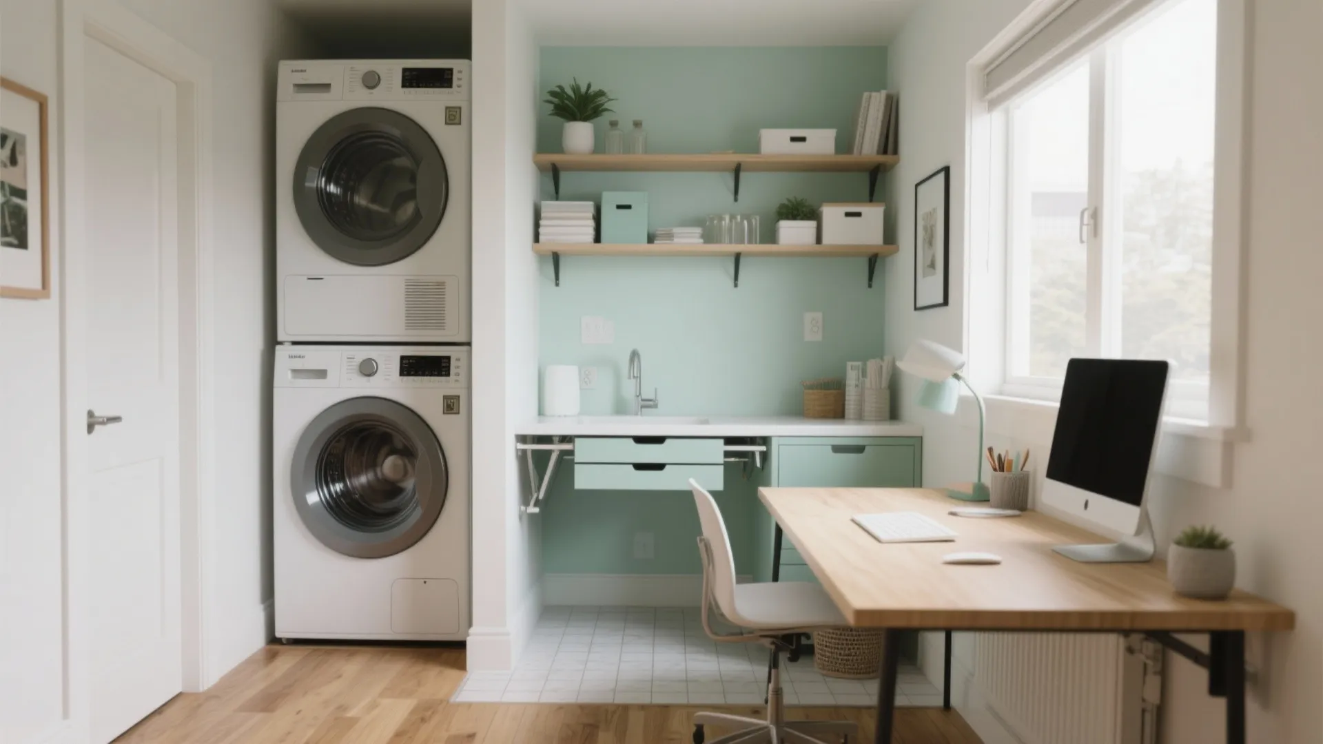 10 Laundry Room Office Ideas: Creative Ways to Combine Laundry and Workspace in Small Homes
