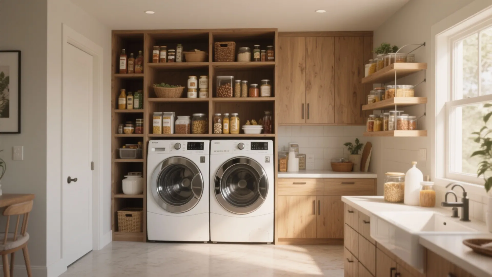 5 Smart Laundry Room Pantry Combo Ideas: Creative ways to blend storage efficiency with daily chores in small spaces.