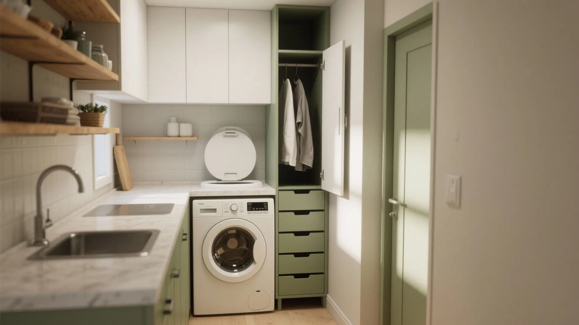 5 Small Laundry & Pantry Ideas for Top-Load Washer: Creative, practical layouts and storage tricks for very small laundry and pantry spaces with a top-load washer