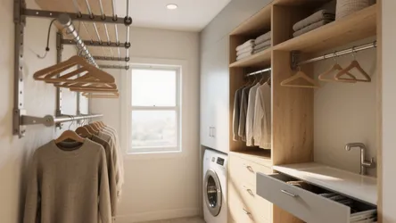 Laundry Room Clothes Rack Ideas: 5 Clever Solutions