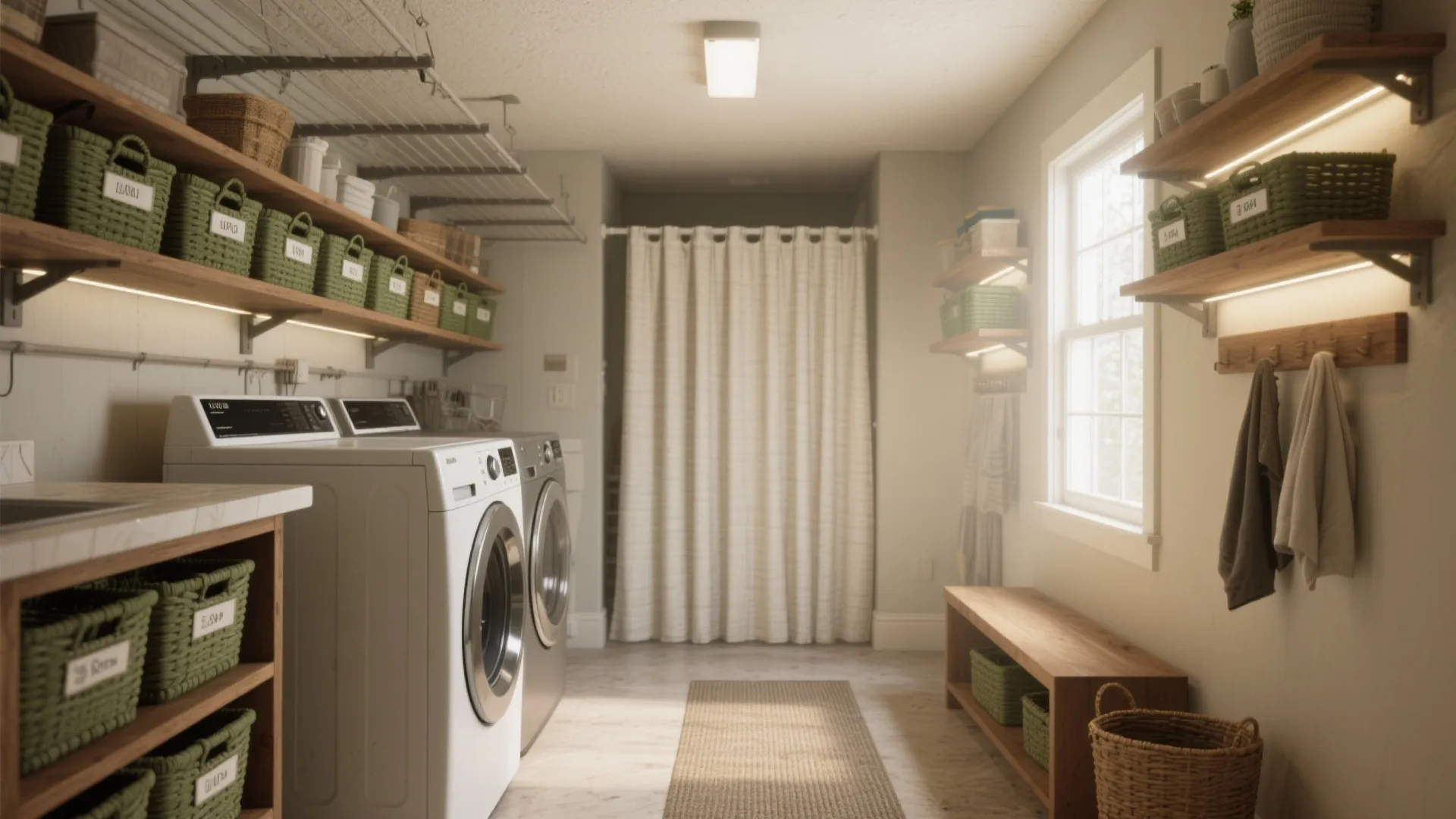Unfinished Laundry Room Ideas: 5 Creative Fixes: Small upgrades that make an unfinished laundry room feel finished—space-saving, budget-friendly, and oddly enjoyable
