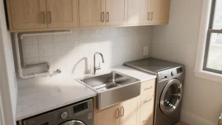 Laundry Sink Between Washer and Dryer: 5 Ideas