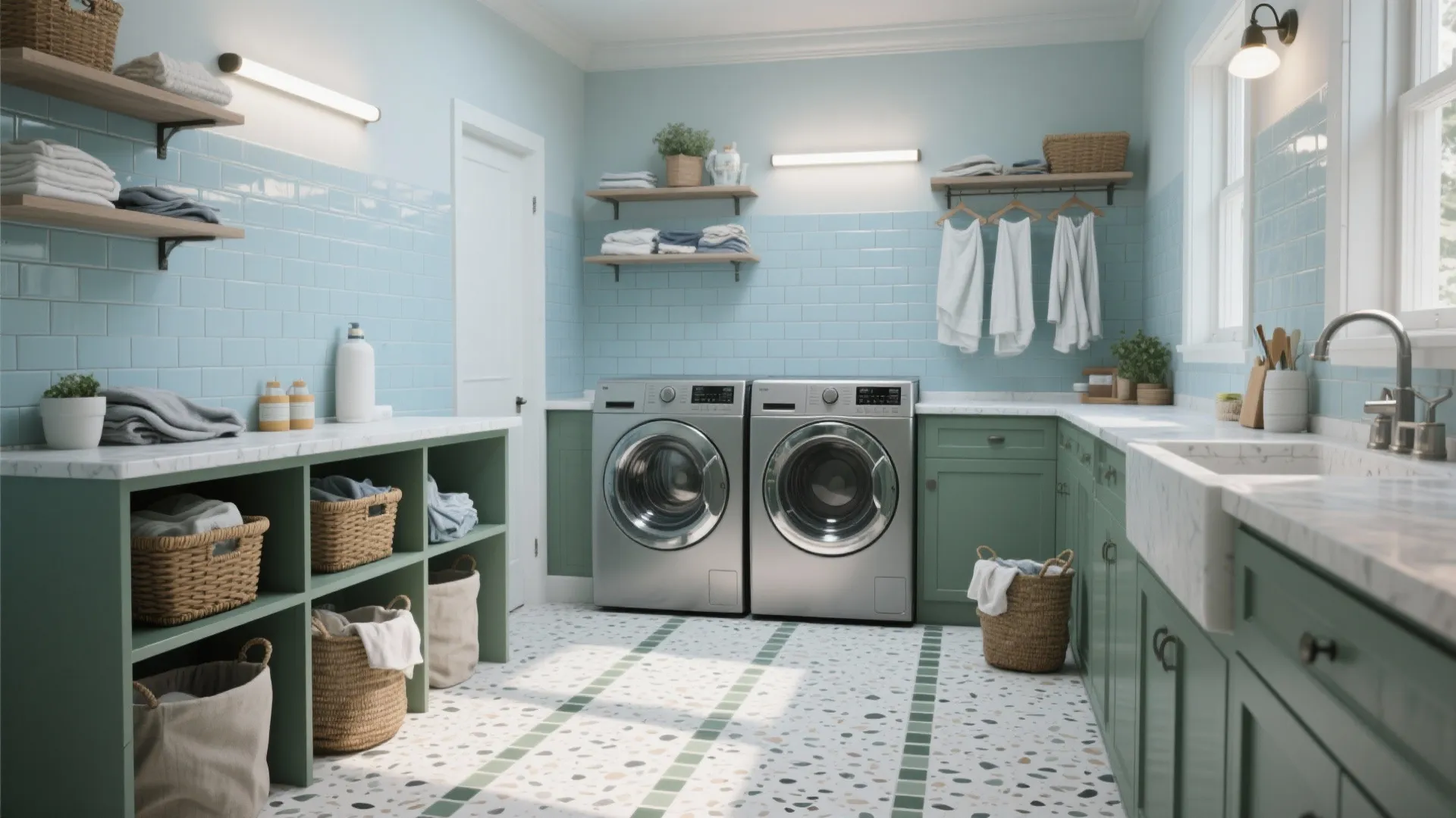 Top Tile Ideas for Your Laundry Room: 1 Minute to Transform Your Laundry Space with Stylish Tiles