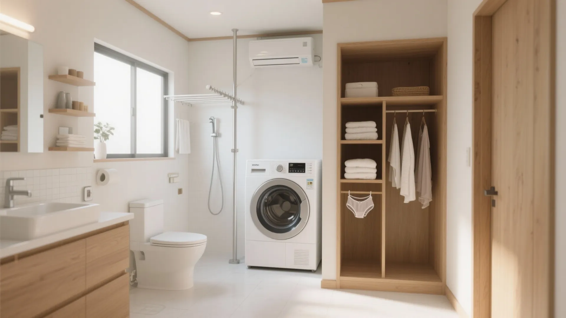 ランドリー動線は“干す→しまう”を5歩以内（動線計画×日本都市）