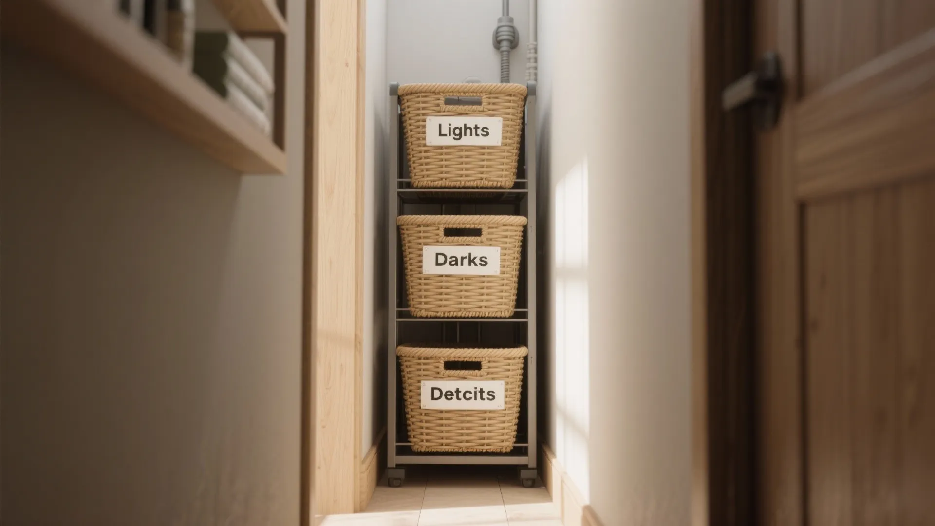 Sort-and-go laundry towers