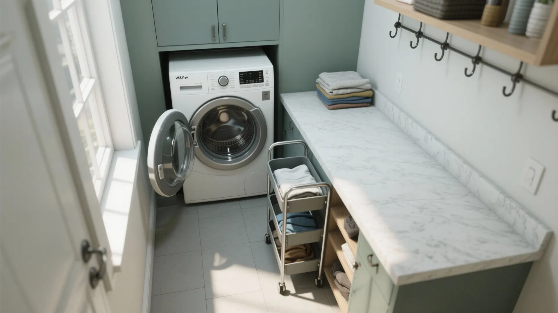 5. Define a Clear Work Zone and Arrange Appliances Smartly