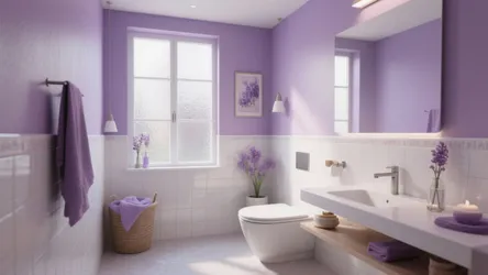 10 Lavender Purple Bathroom Ideas
