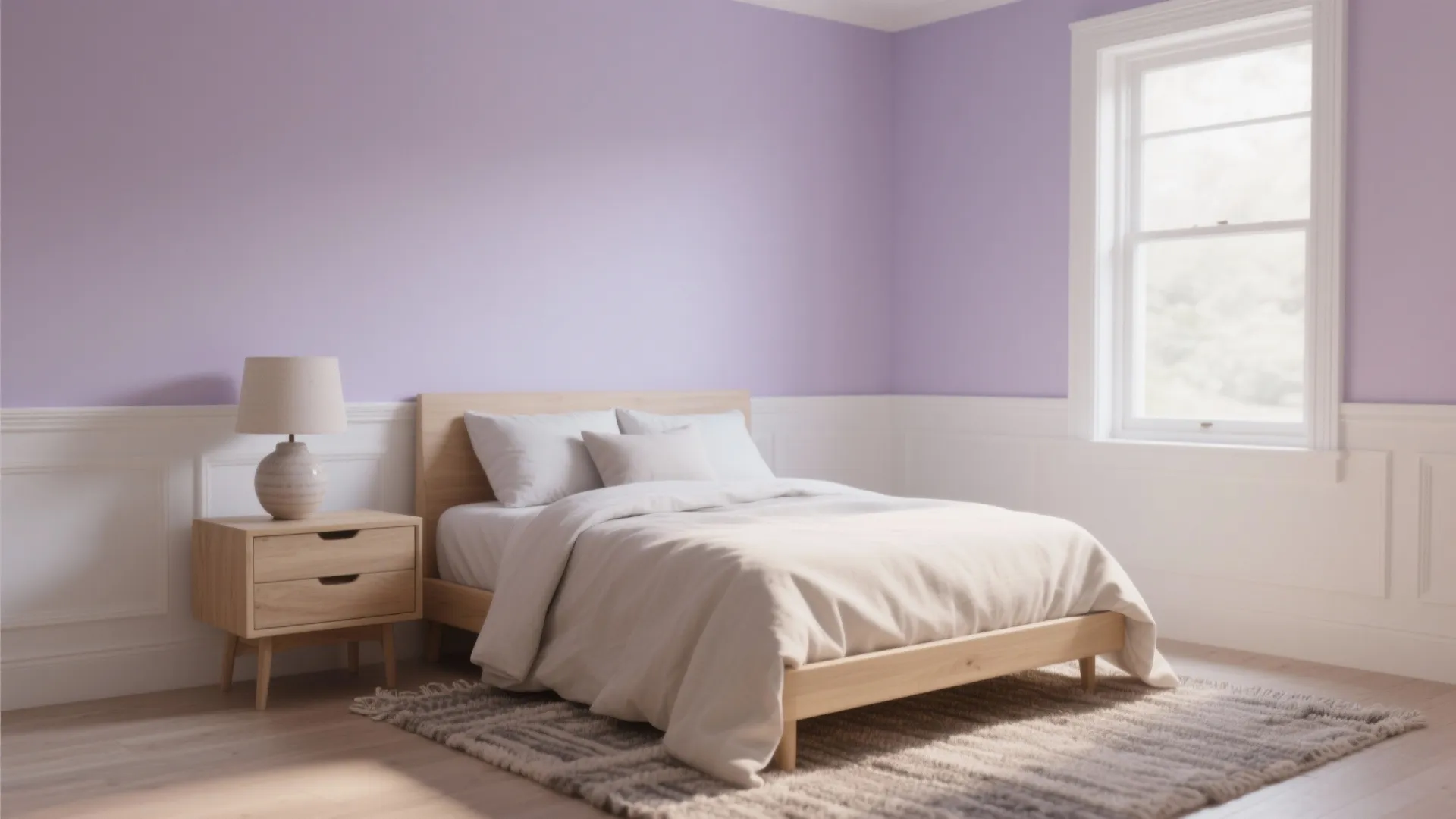 Soft Lavender for Small Bedrooms