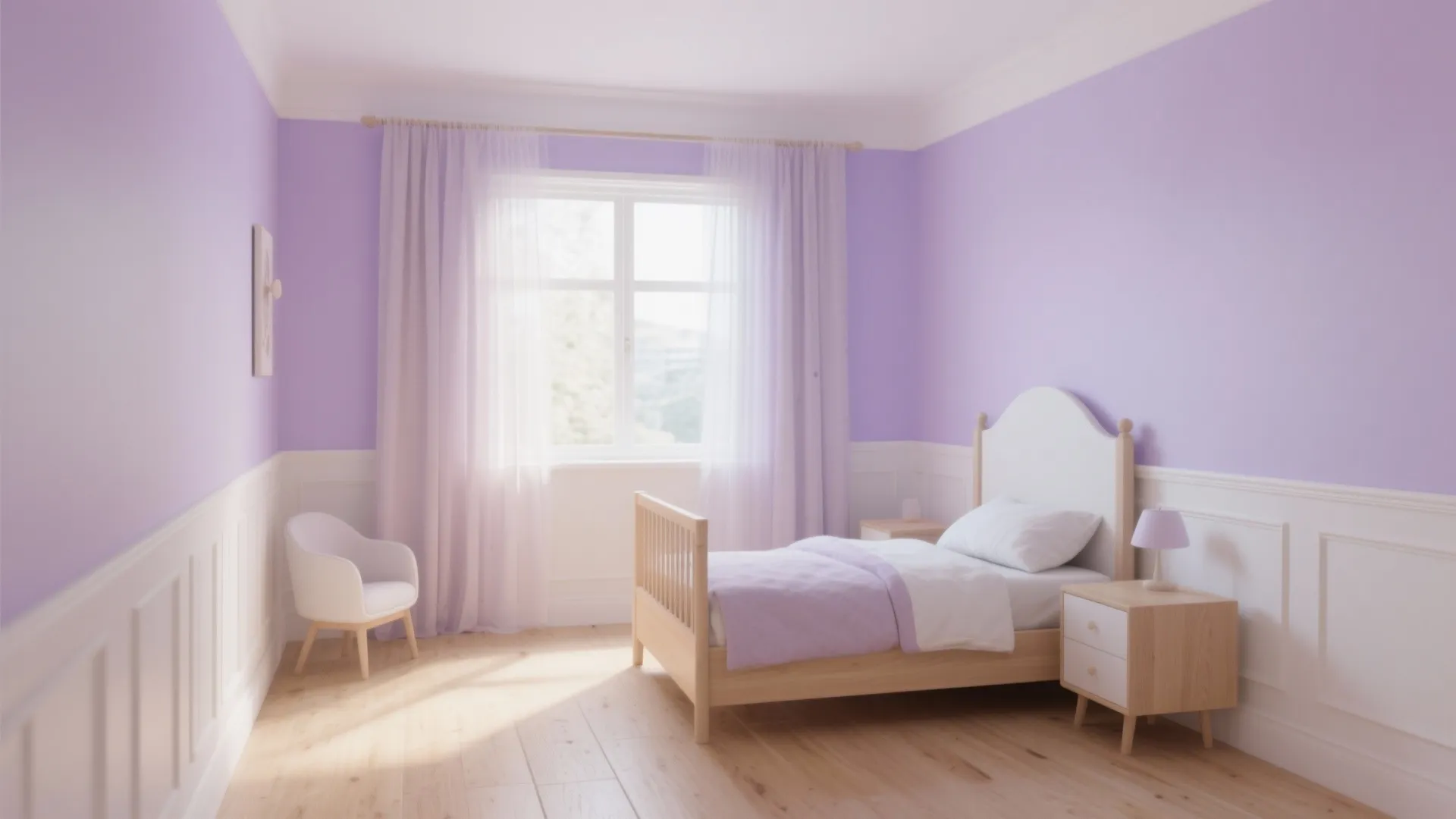 2. Soft Lavender for Airy Rooms