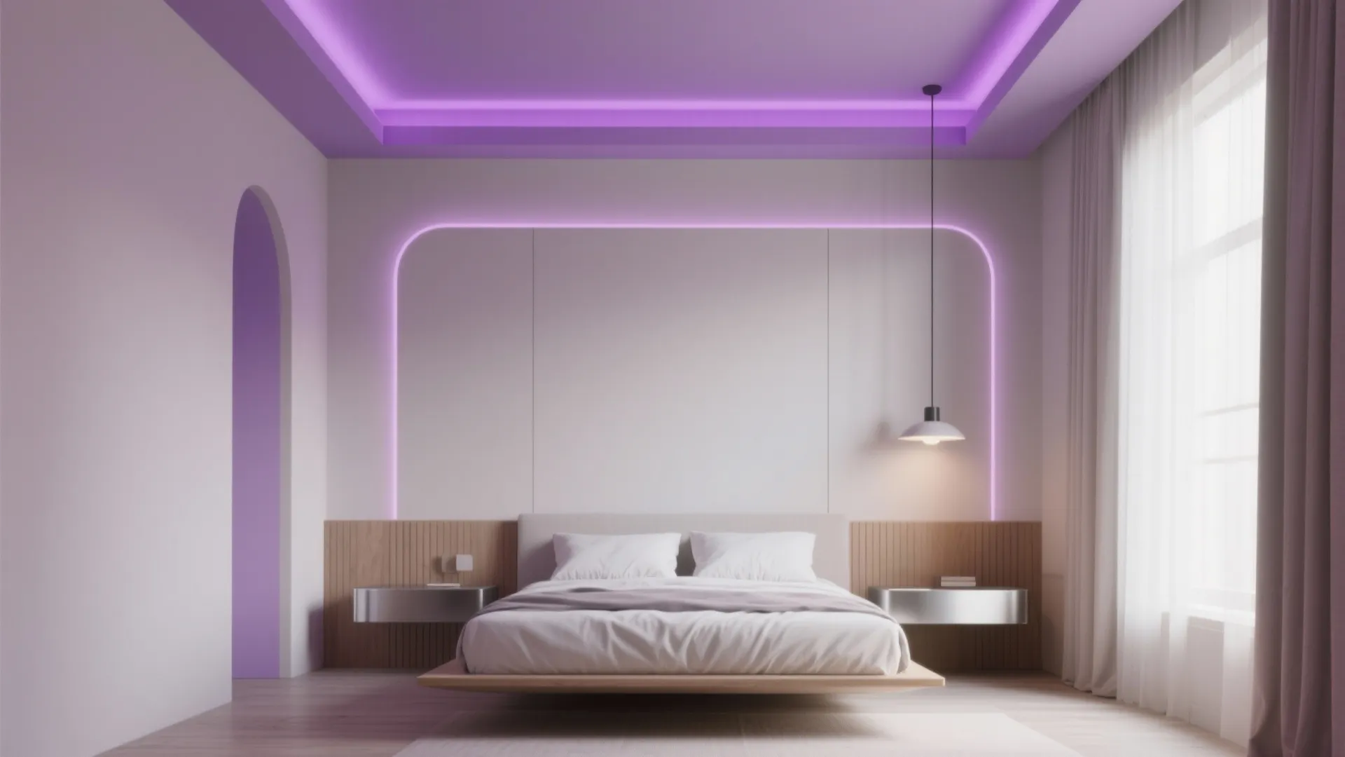 4. Make the ceiling or trims an unexpected canvas