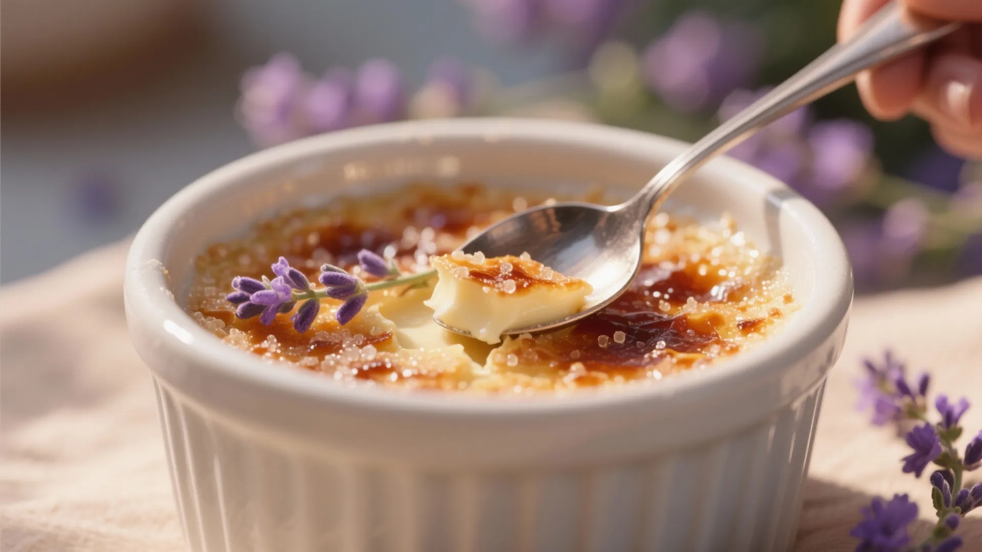 2. Lavender Crème Brûlée