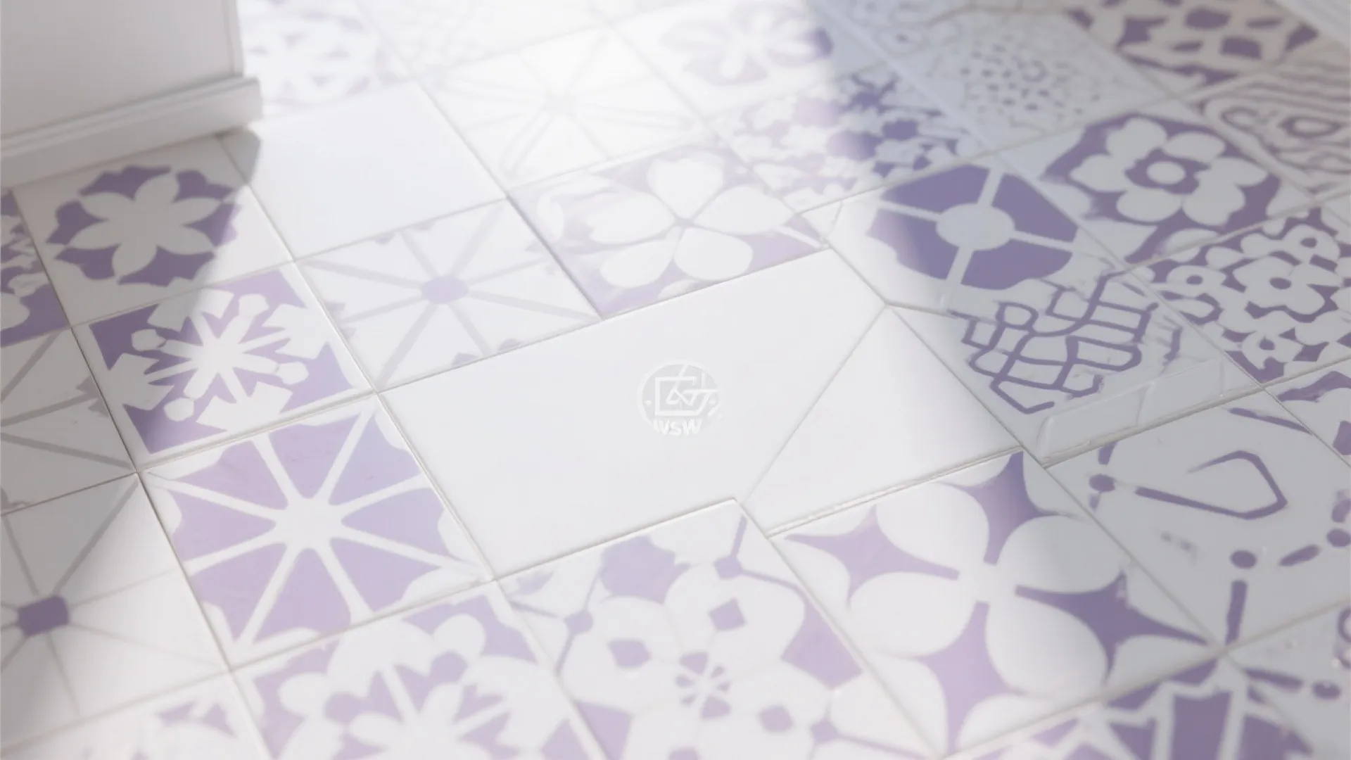 6. Patterned Floor Tiles