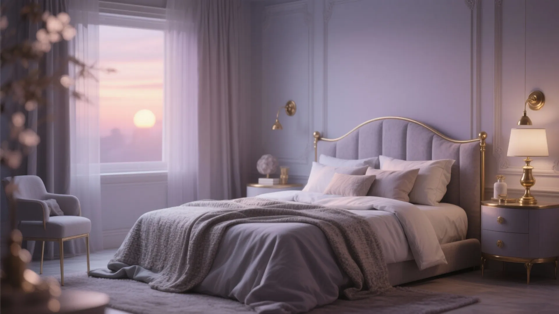 5. Misty Lavender-Gray for Soft Elegance