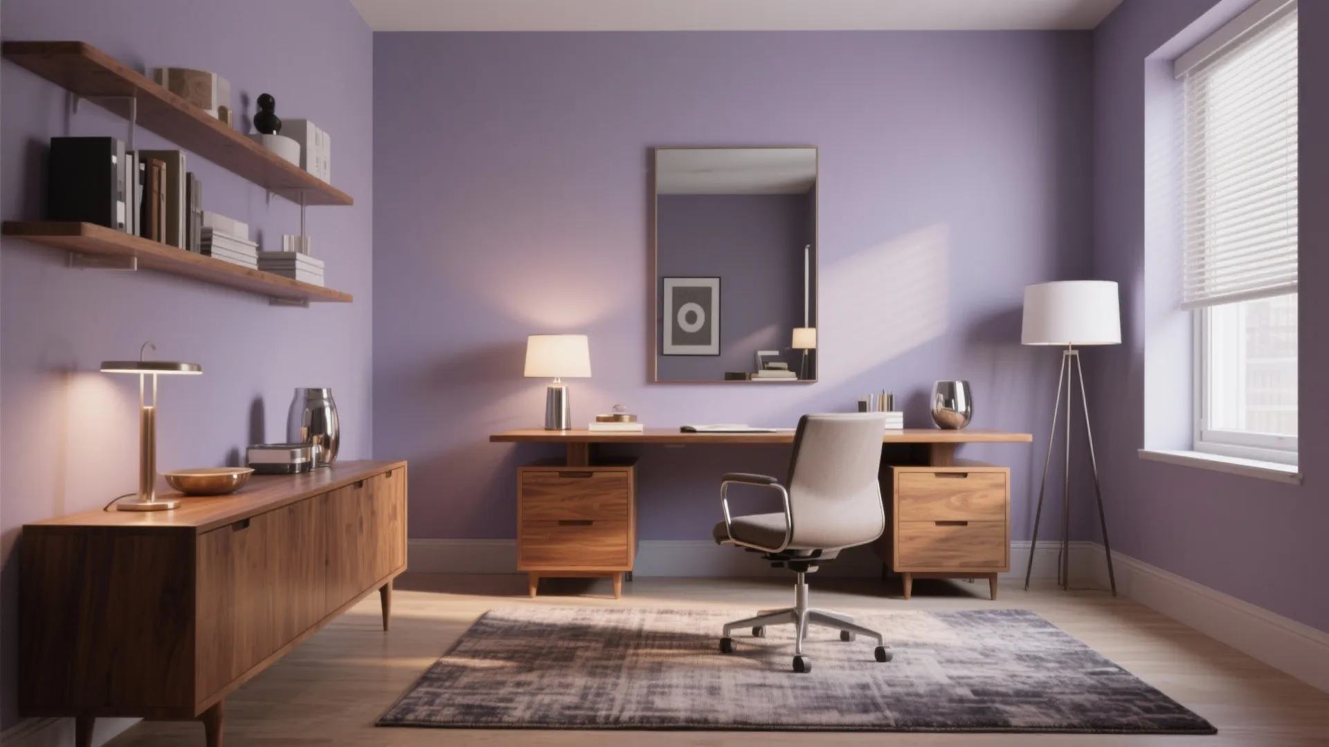 5. Lavender Grey: Modern and Serene