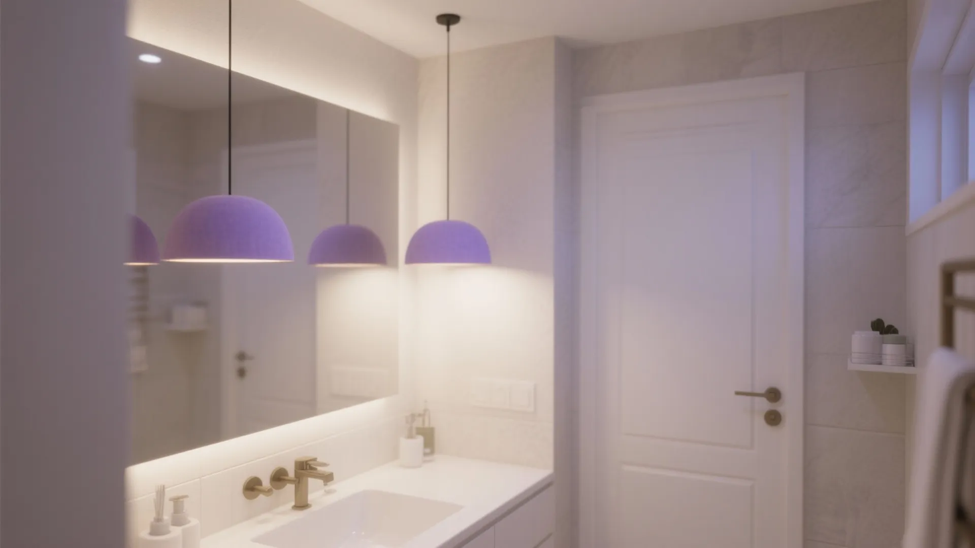 10. Lavender‑Themed Lighting