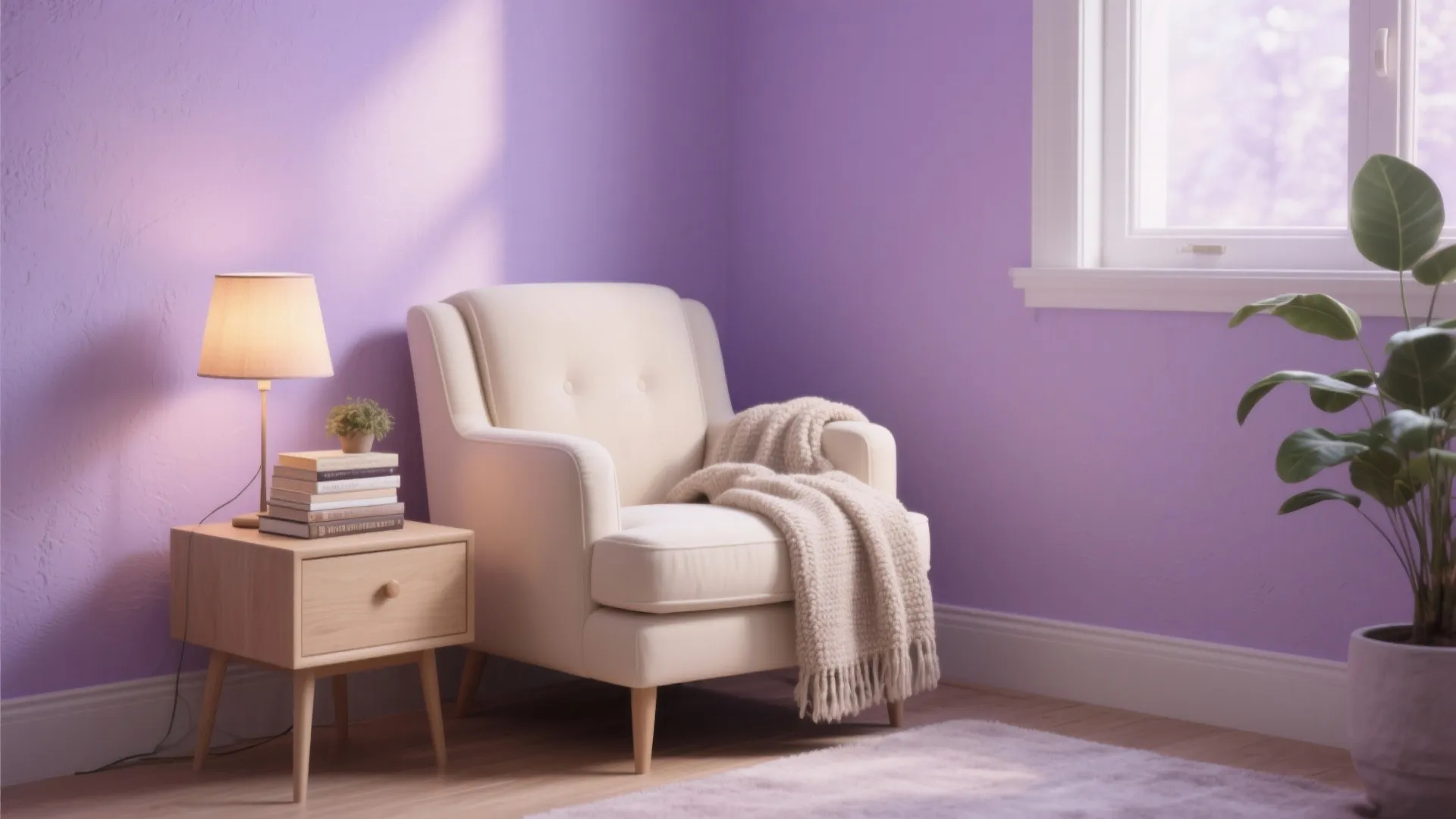 1. Soft Lavender Accent for Cozy Corners