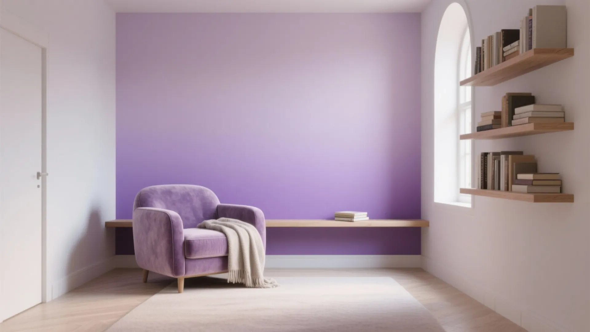 Lavender & Lilac Ombre Accent