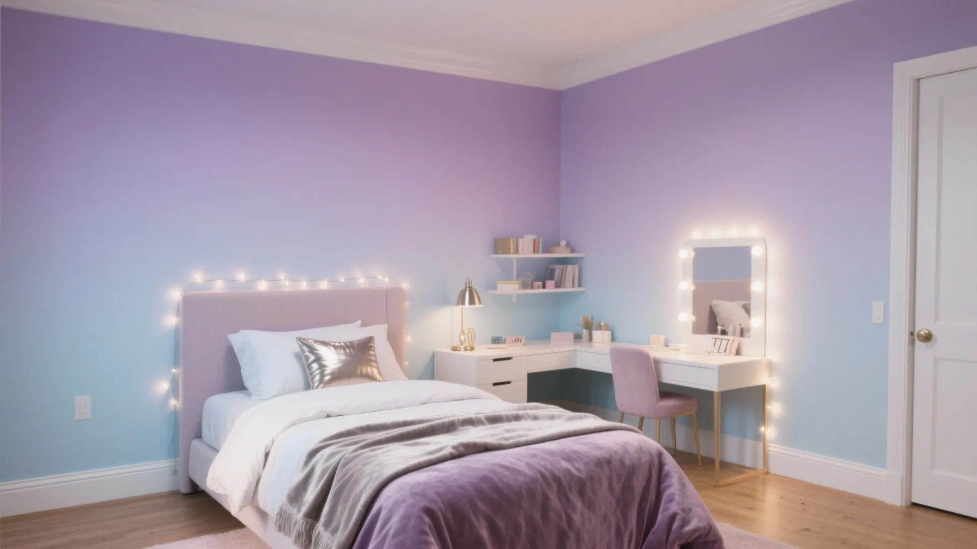 Lavender + Periwinkle Ombre