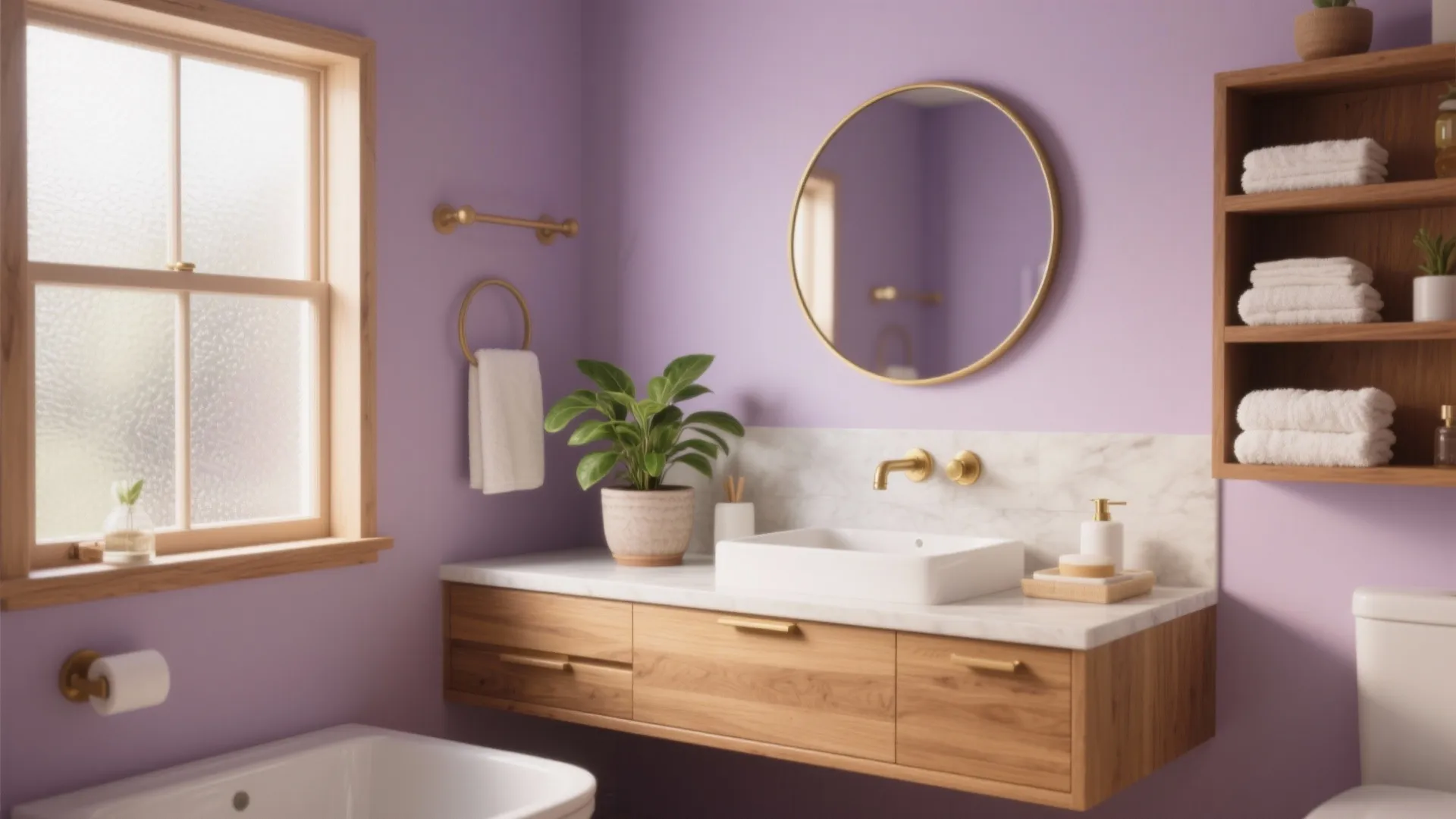 5 Purple Bathroom Ideas: Creative purple color schemes for small and large bathrooms — 5 practical inspirations from a pro