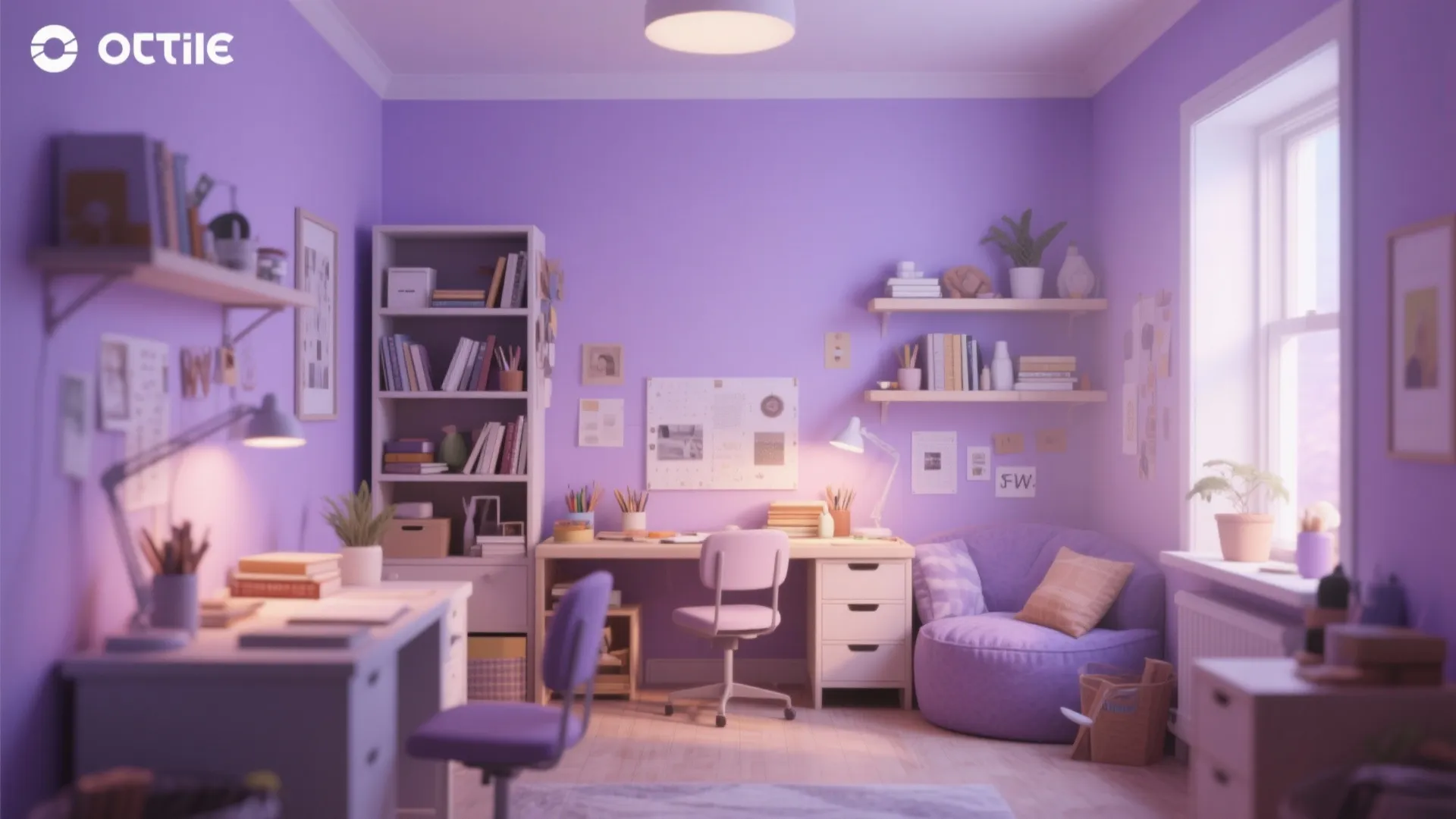 8. Muted Lavender for Creative Thinking