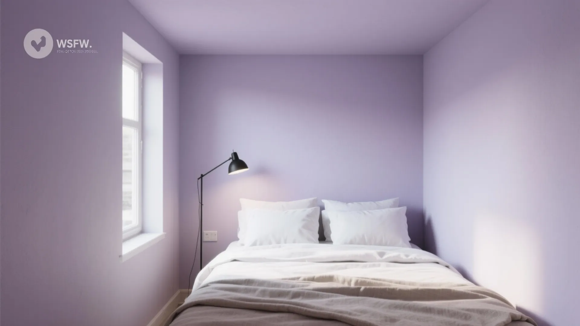Soft Lavender Wash for Small Rooms