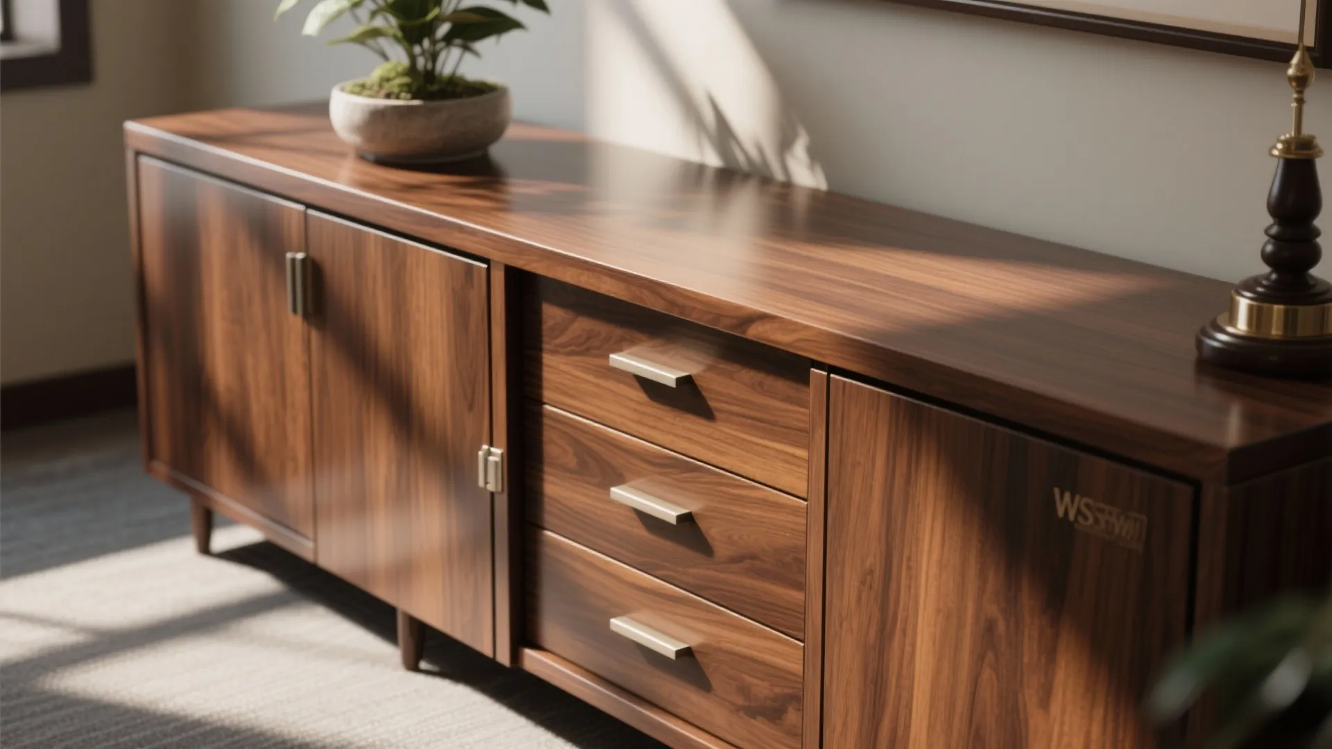 2. Credenzas with Hidden Storage