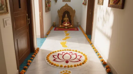 5 Laxmi Pooja Rangoli Designs I Use Every Diwali