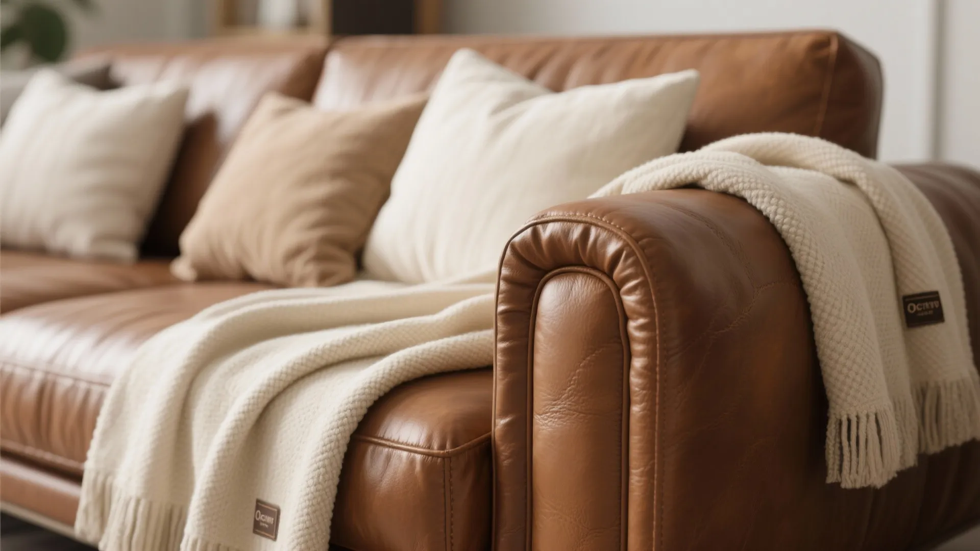 1. Layer warm browns with neutrals