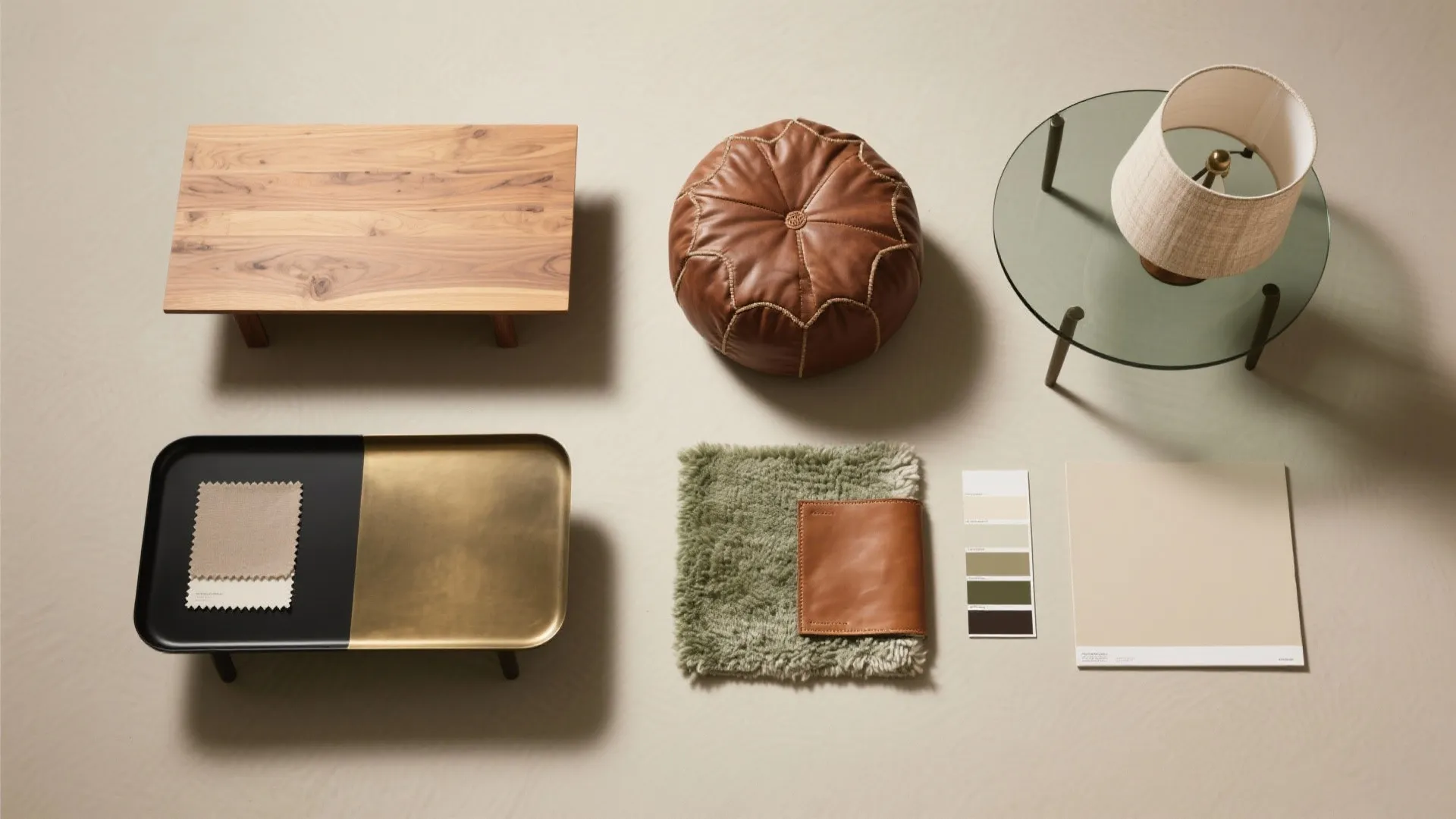 5) Layer light and flexible pieces