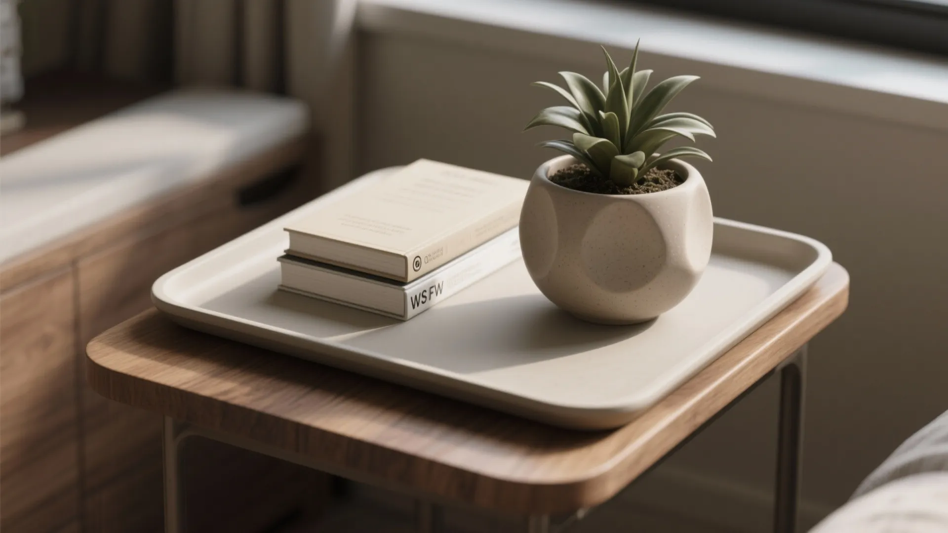 Tip 1: Layer with a tray and a single plant