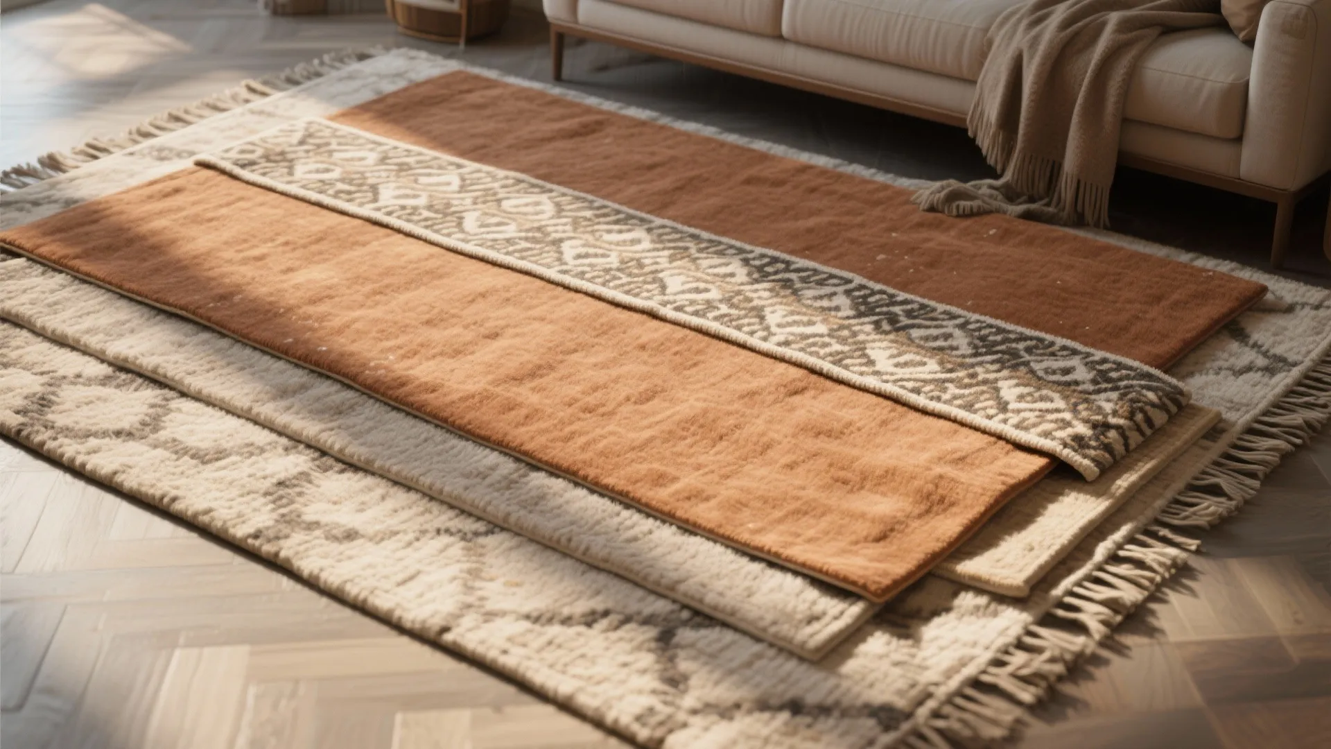 Layering with Smaller Rugs