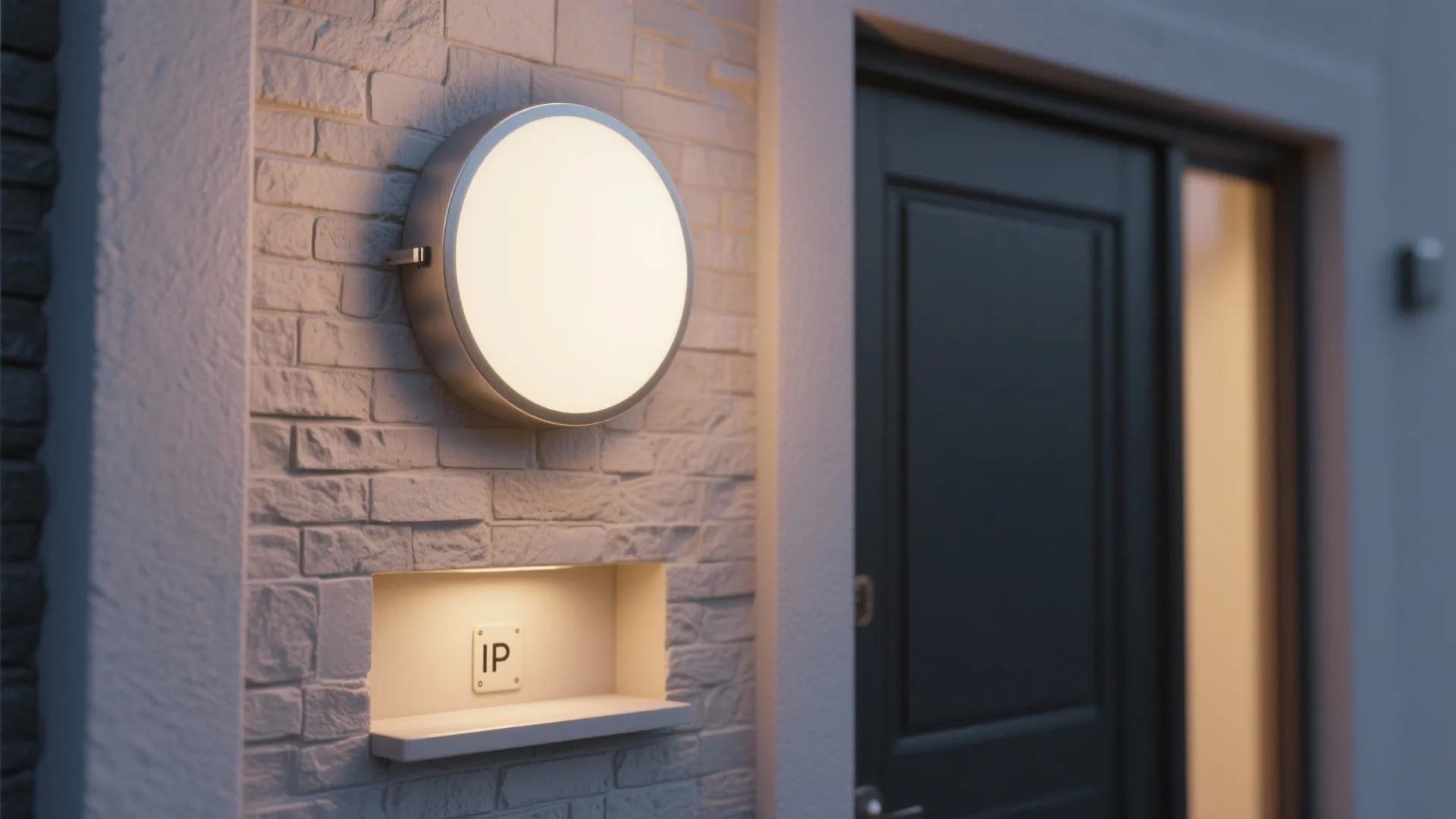 1. Layered Lighting Above the Door