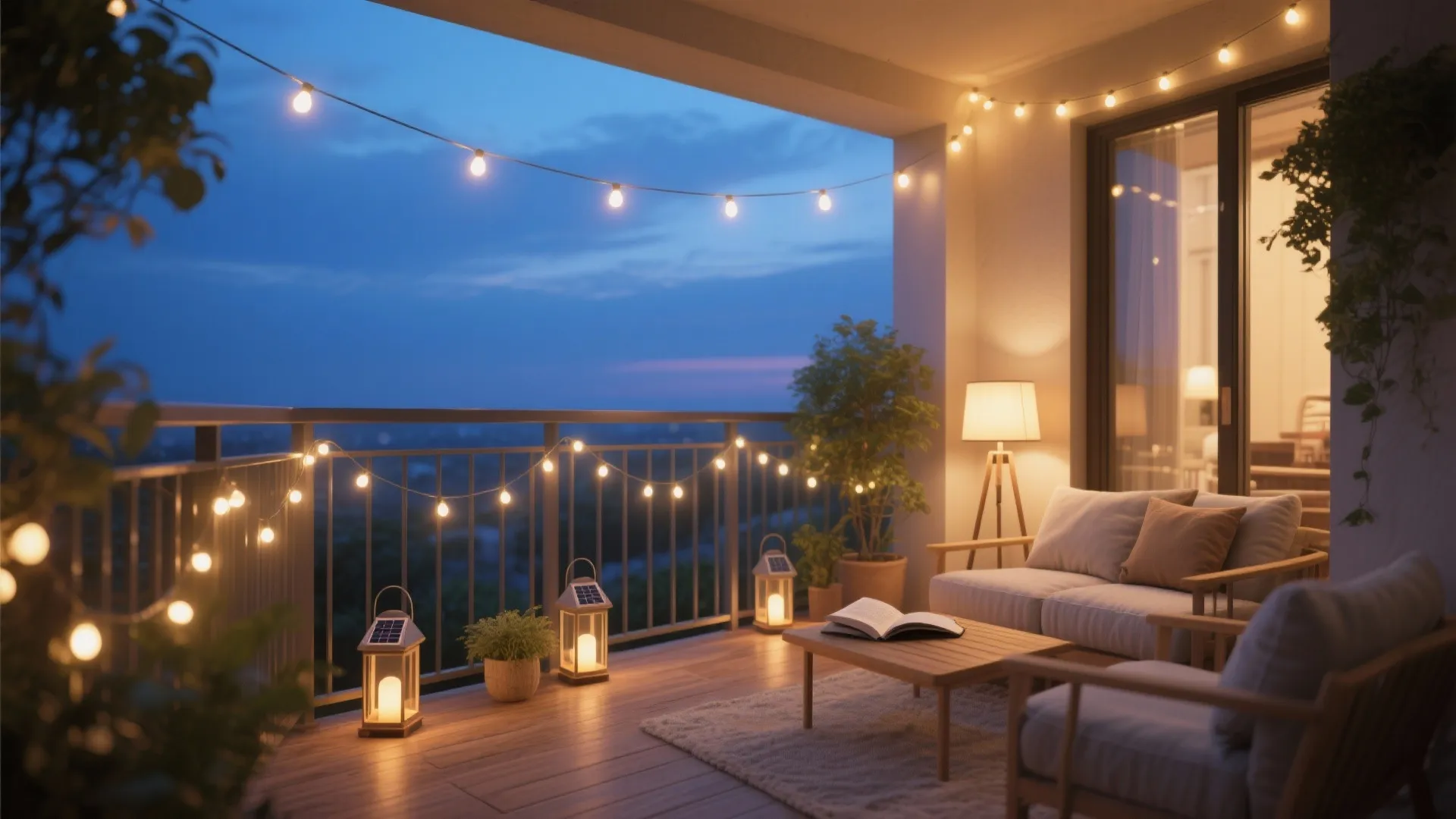 String Lights, Lanterns & Layered Ambient Glow