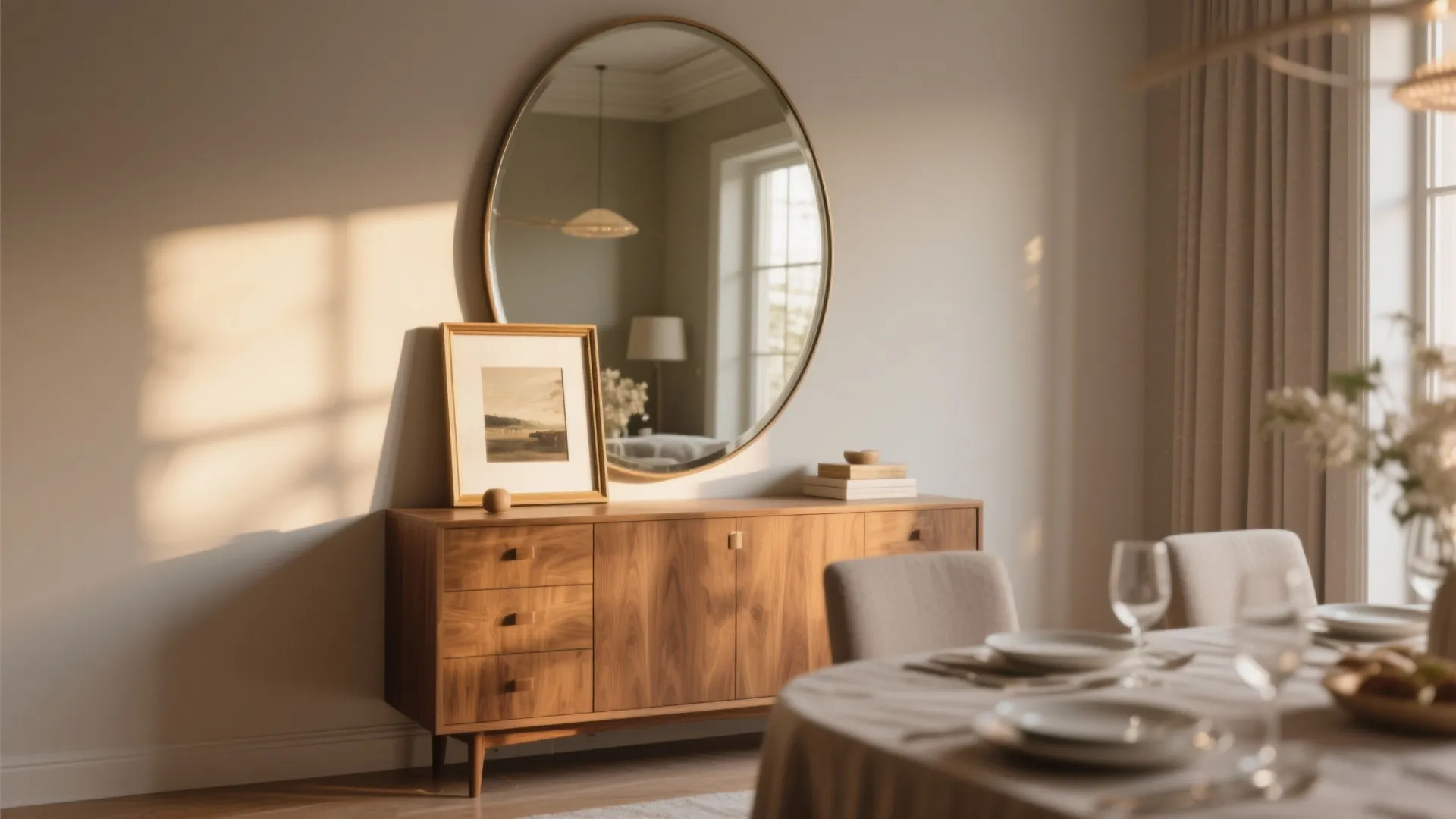 1. Layered Art and Mirrors