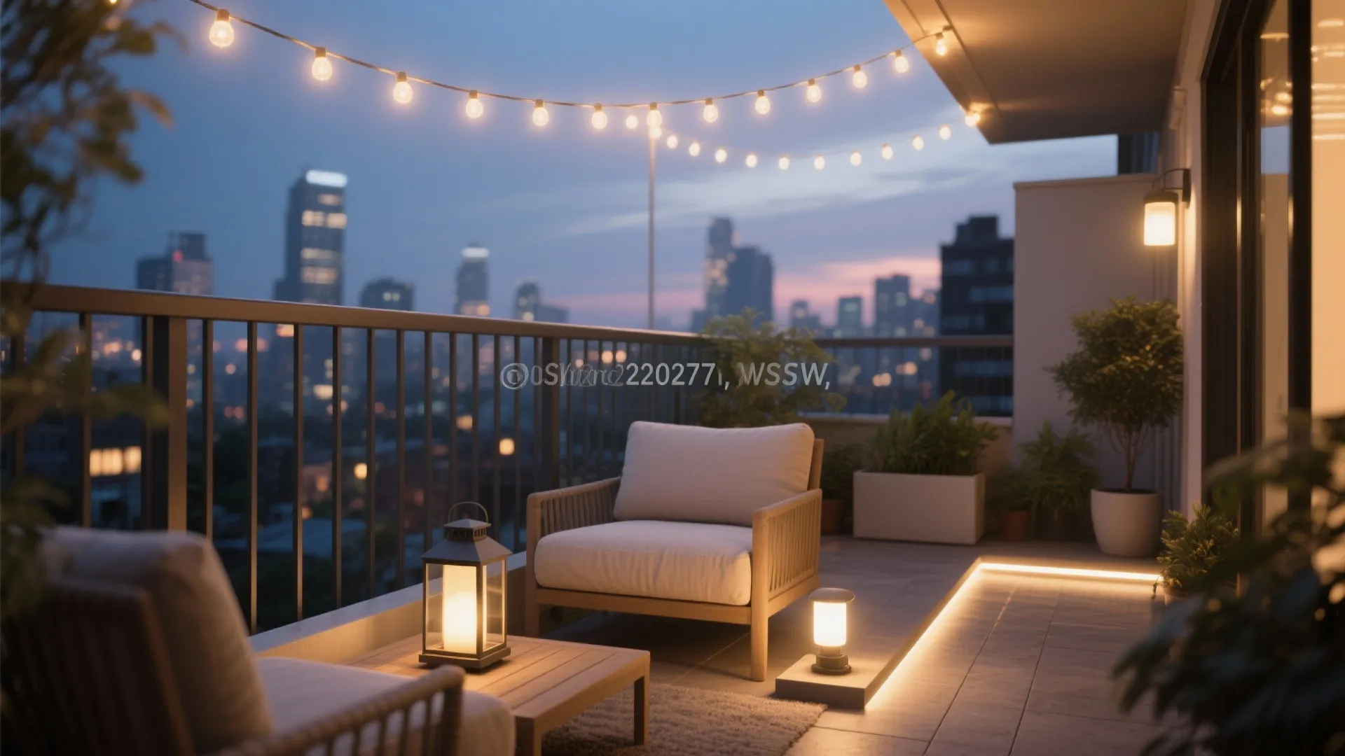 4) Lighting layers: solar strings, low-glare lanterns, and motion path lights