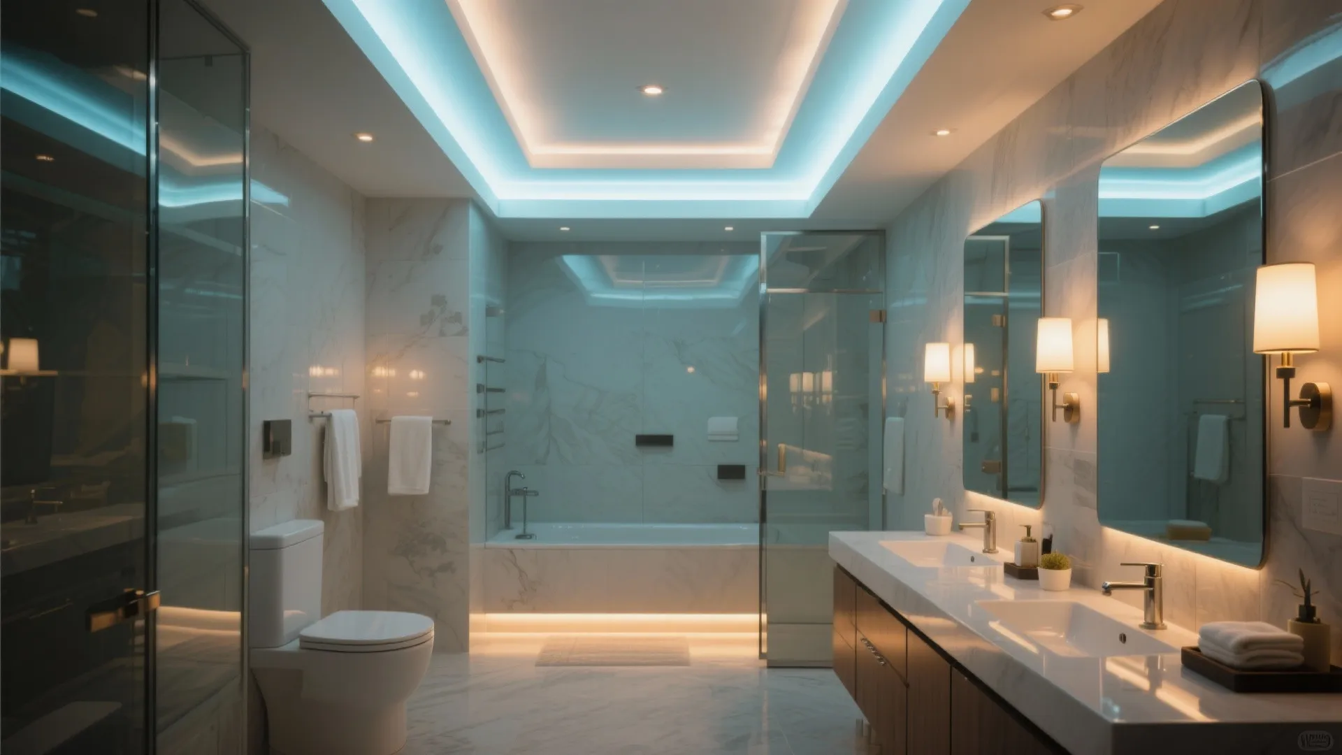 5. Bright, Layered Lighting