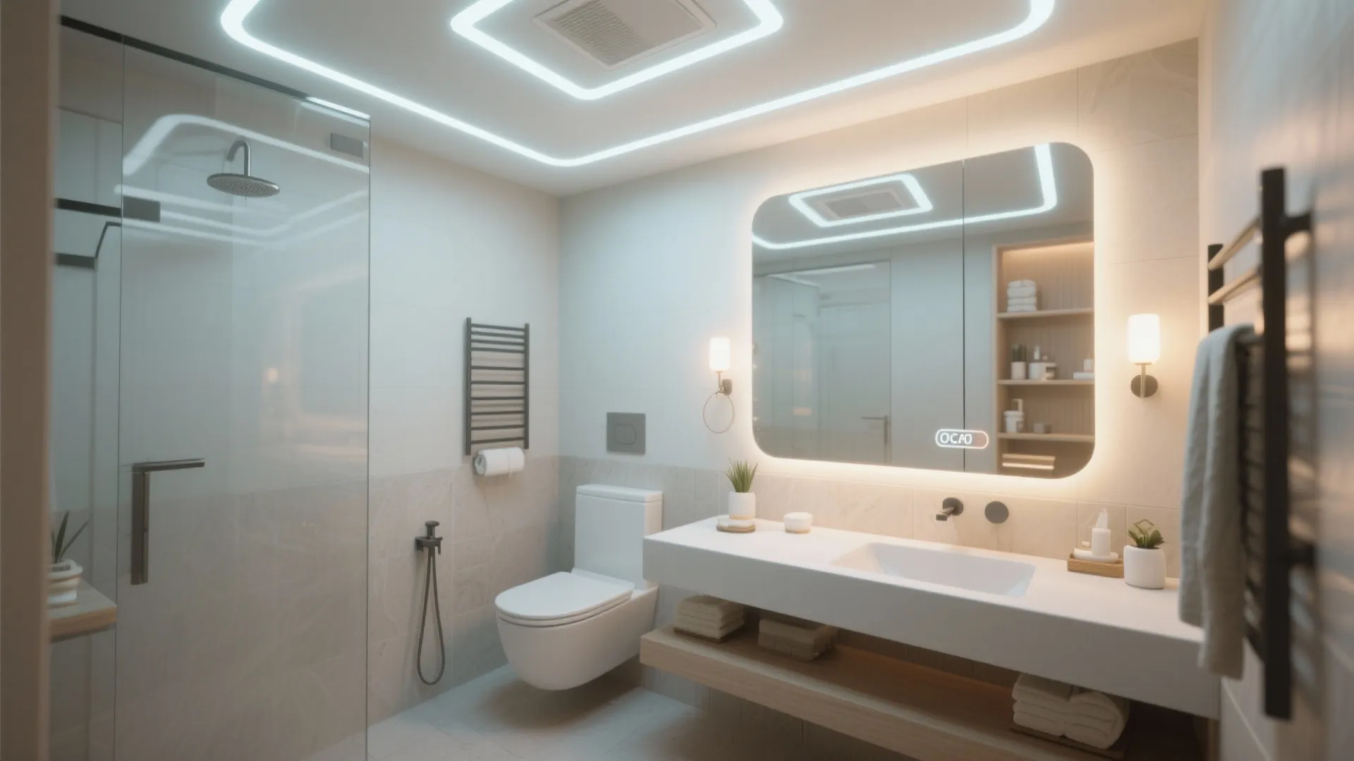 6. Bright, layered lighting