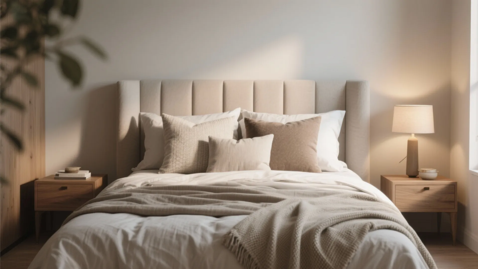 1. Anchor the Room with a Layered Bed