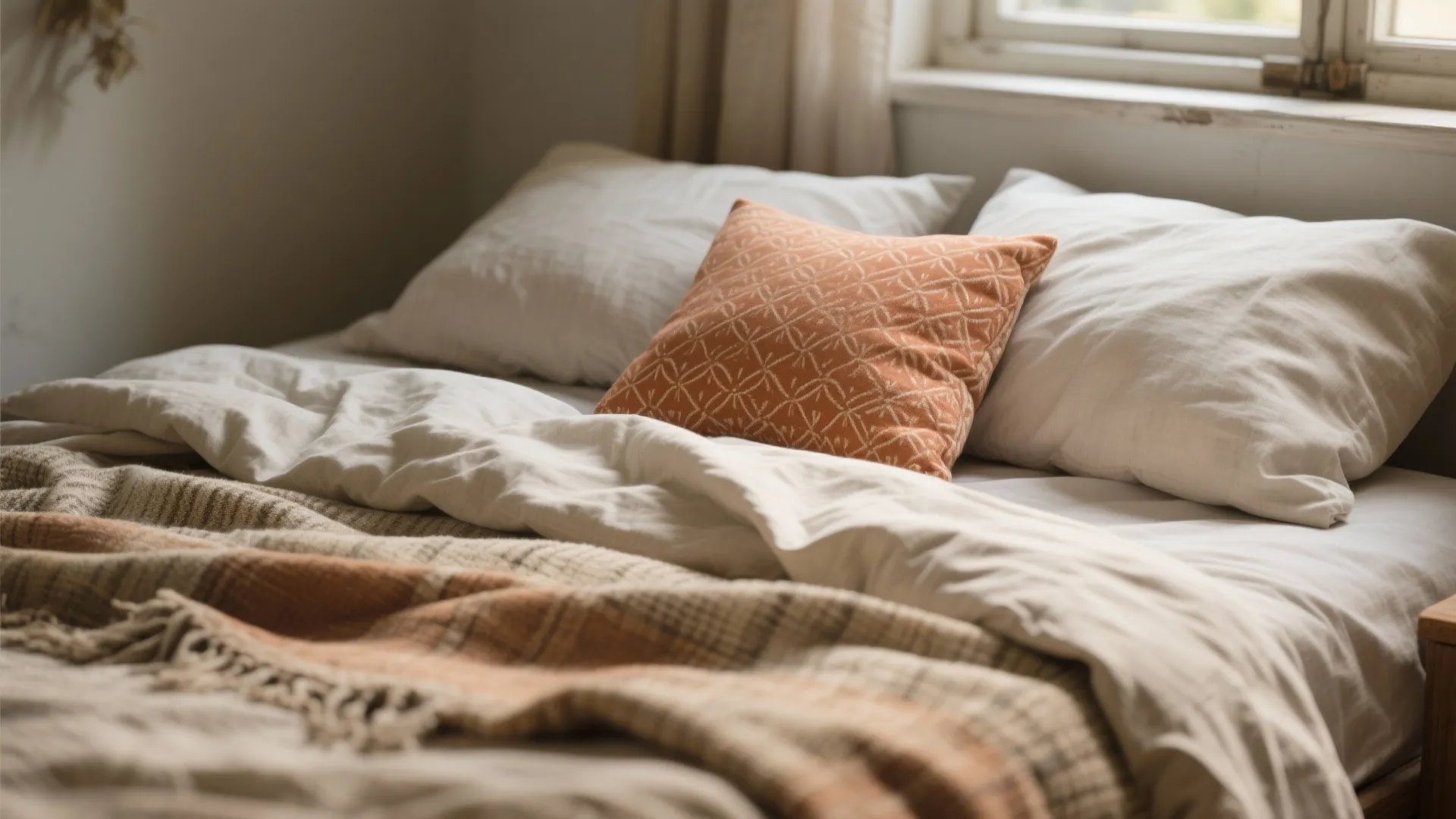 1. Layered bedding with a restrained palette