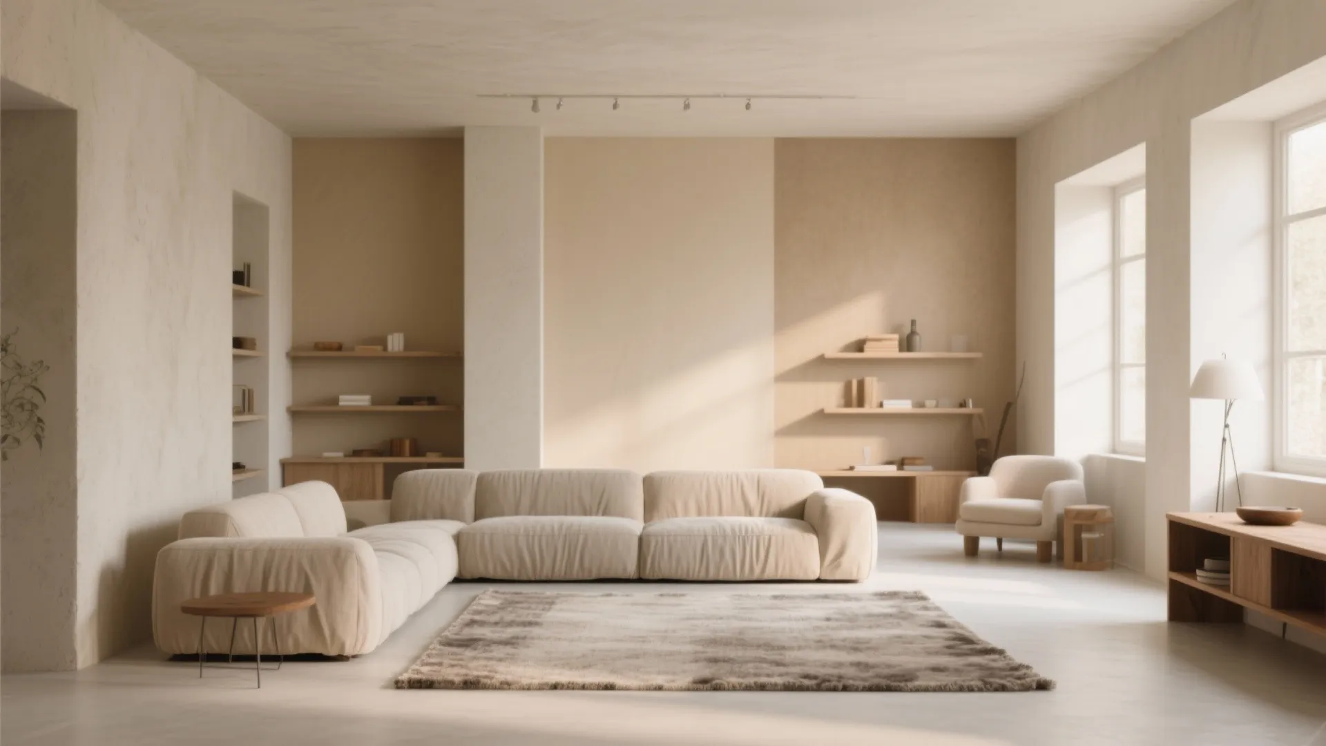 2. Layered Beiges for Depth