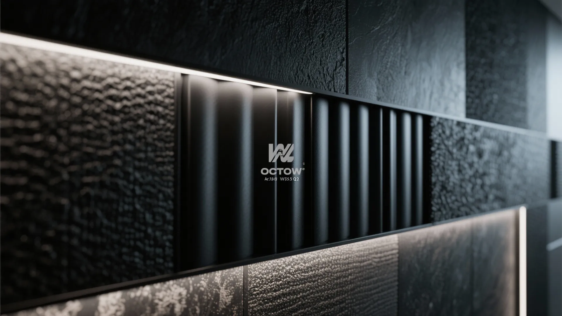 5. Layered Black Textures