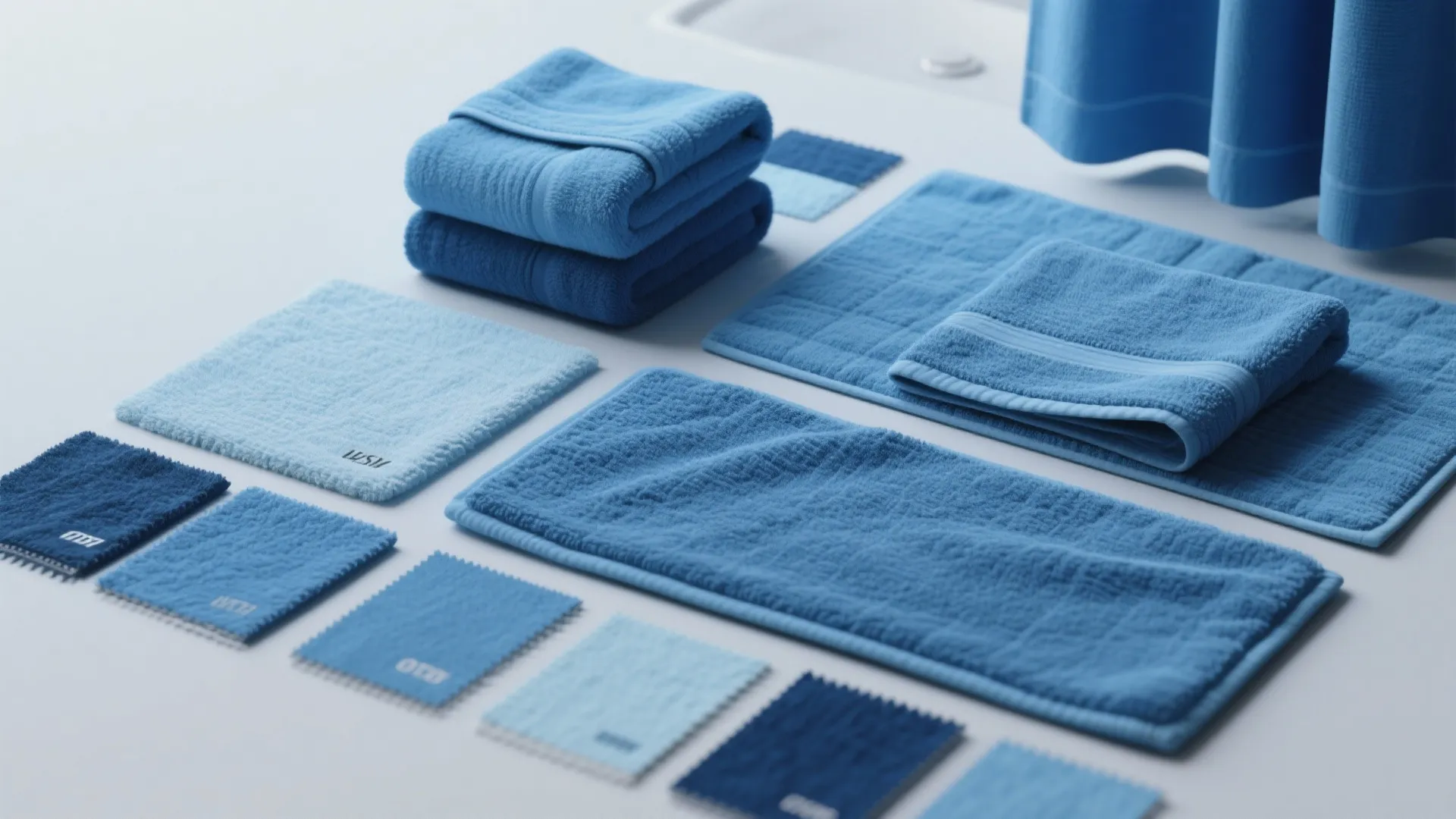 10. Layered Blue Textiles