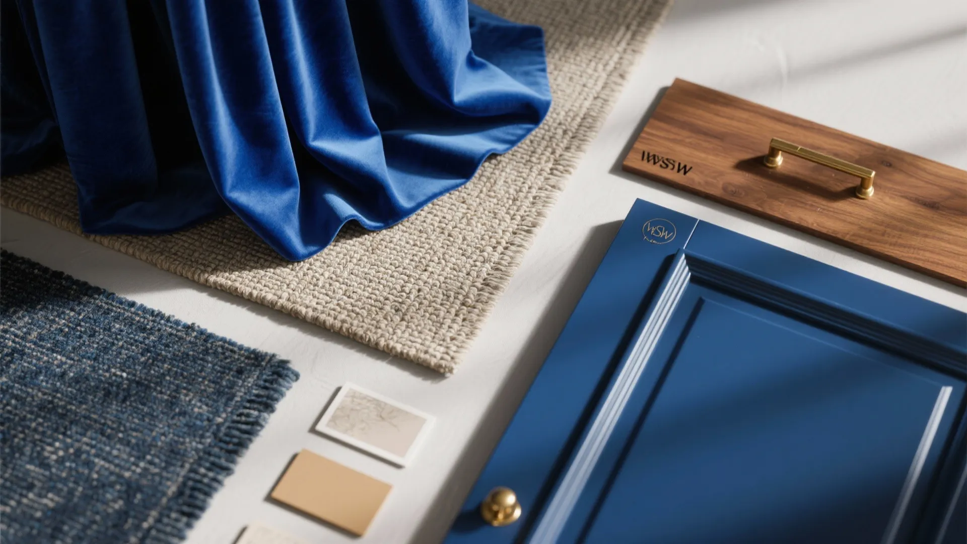 5. Layered Blues with Textures