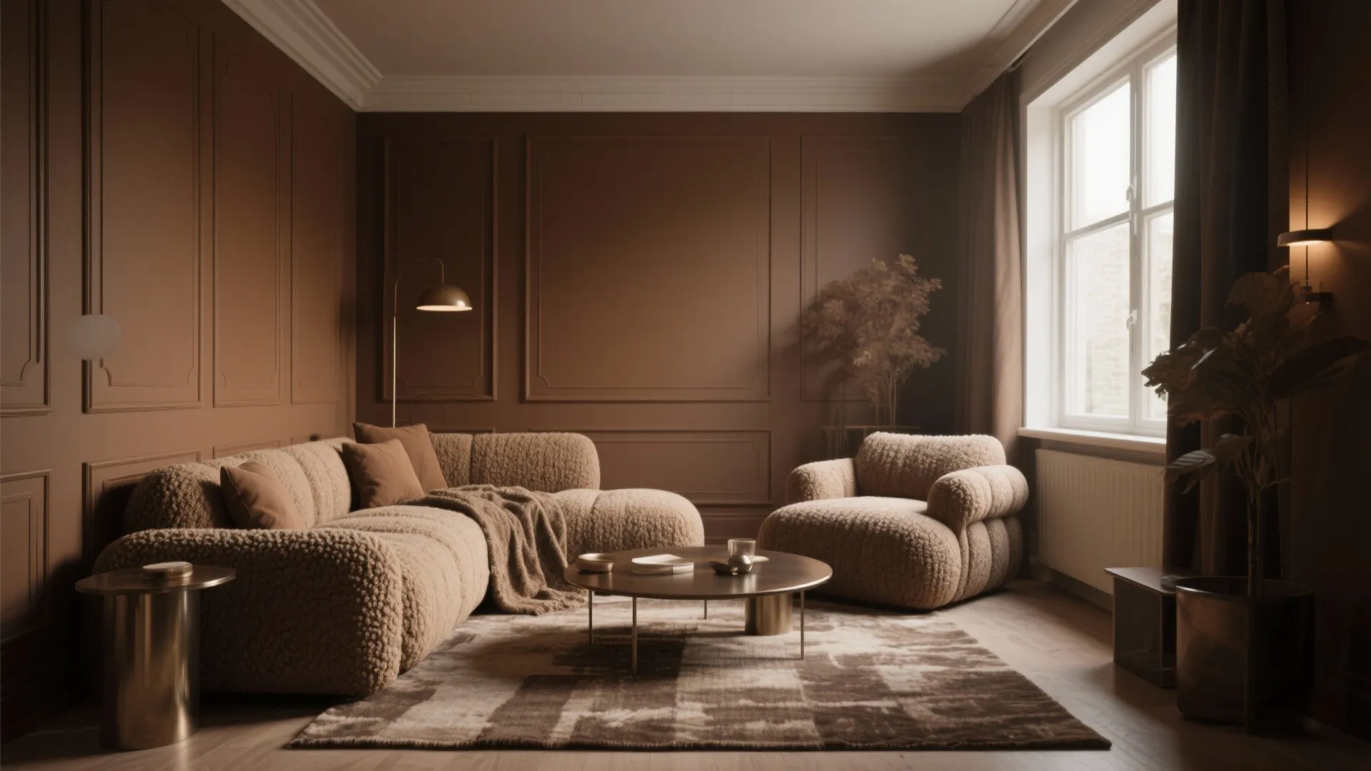 1. Layered Browns: Warm Monochrome