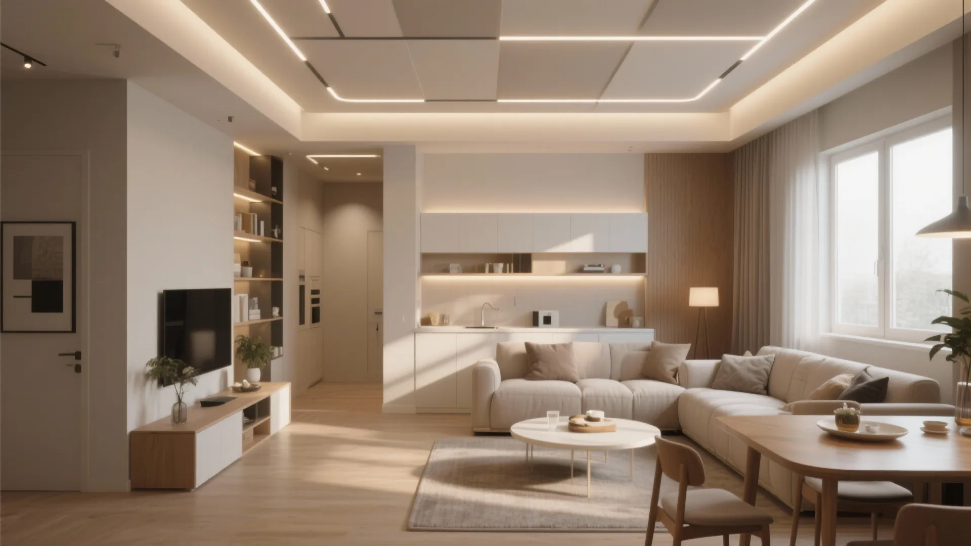 9. Layered Ceiling Drops