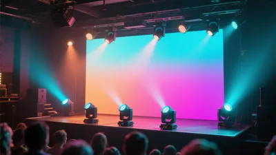 Vibrant Stage Lighting Design for Live Events