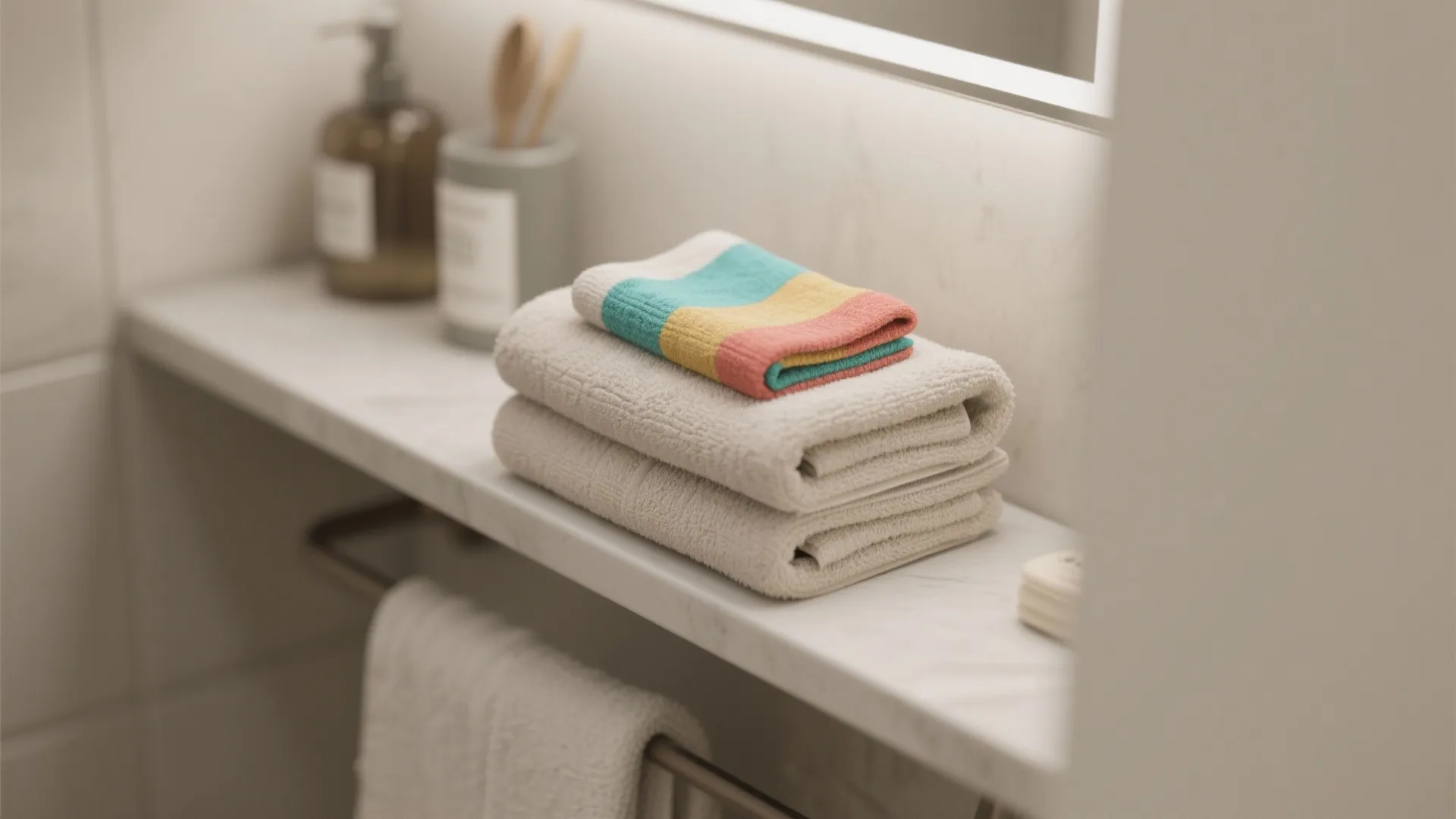 3. Layered Colors: Contrast the Small Space