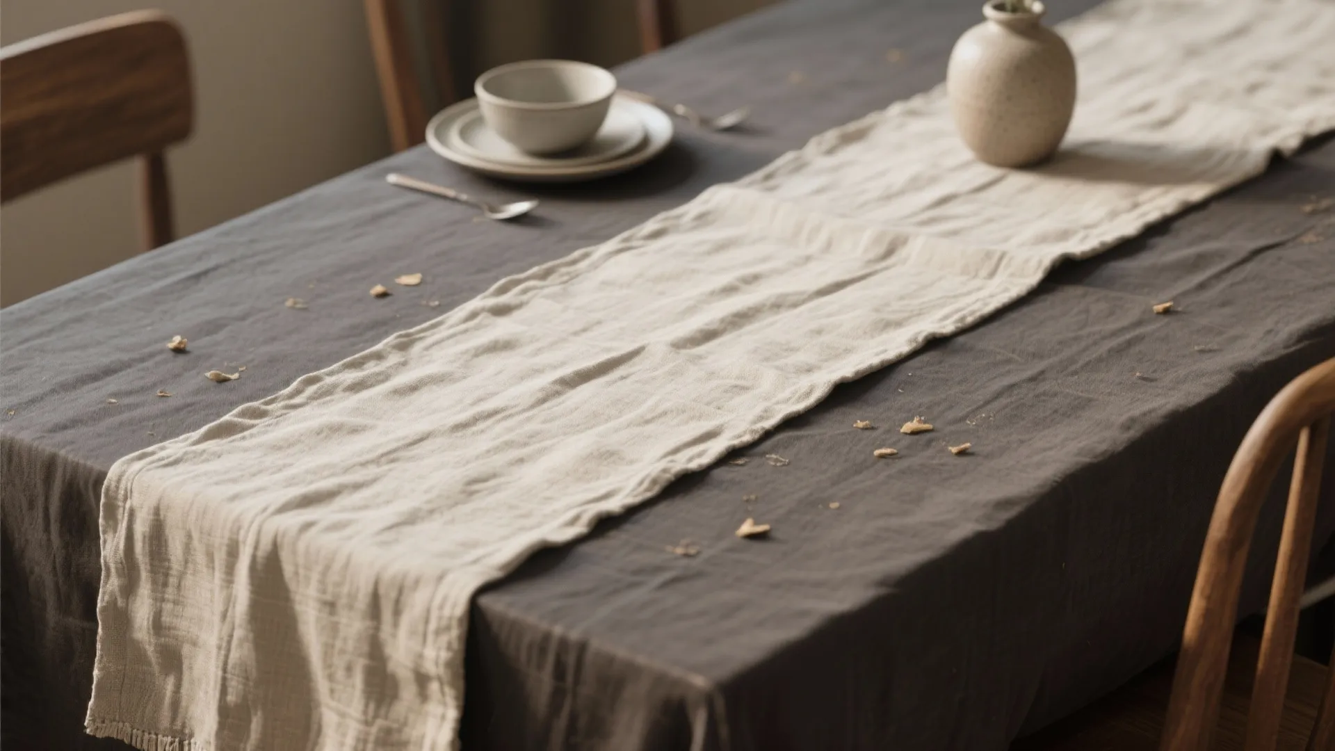 1. Layered Linen and Runner Combo