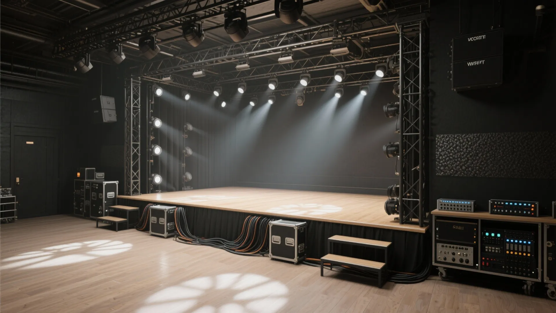 1. Layered lighting with a compact rig